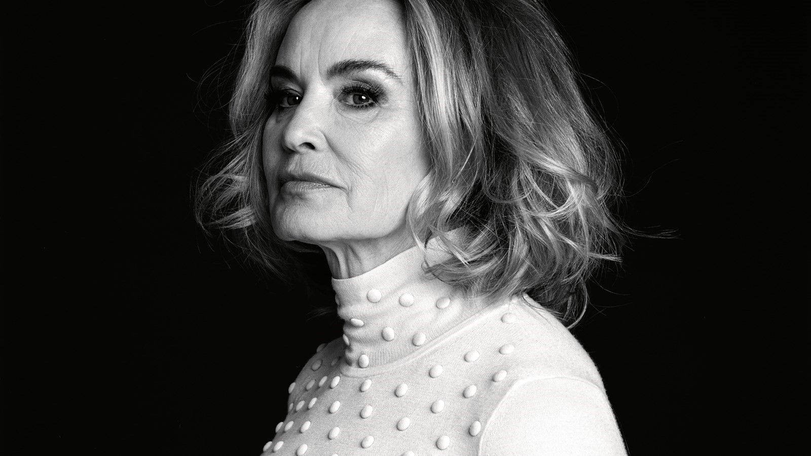 Magnificent Monochromatic Of Jessica Lange Background