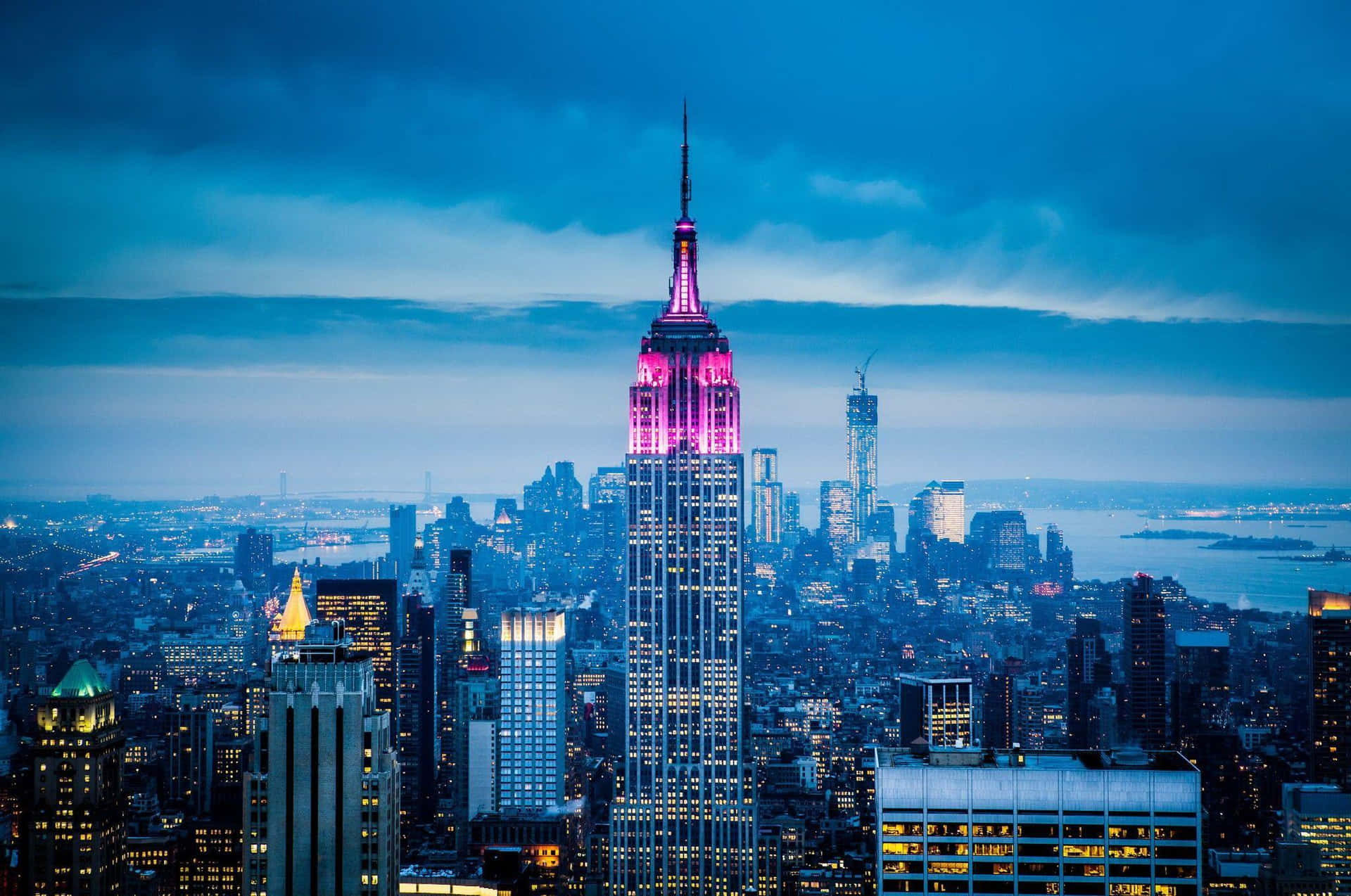 Magnificent New York State Skyline Background