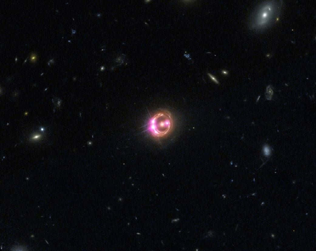 Magnificent Quasar In Deep Space