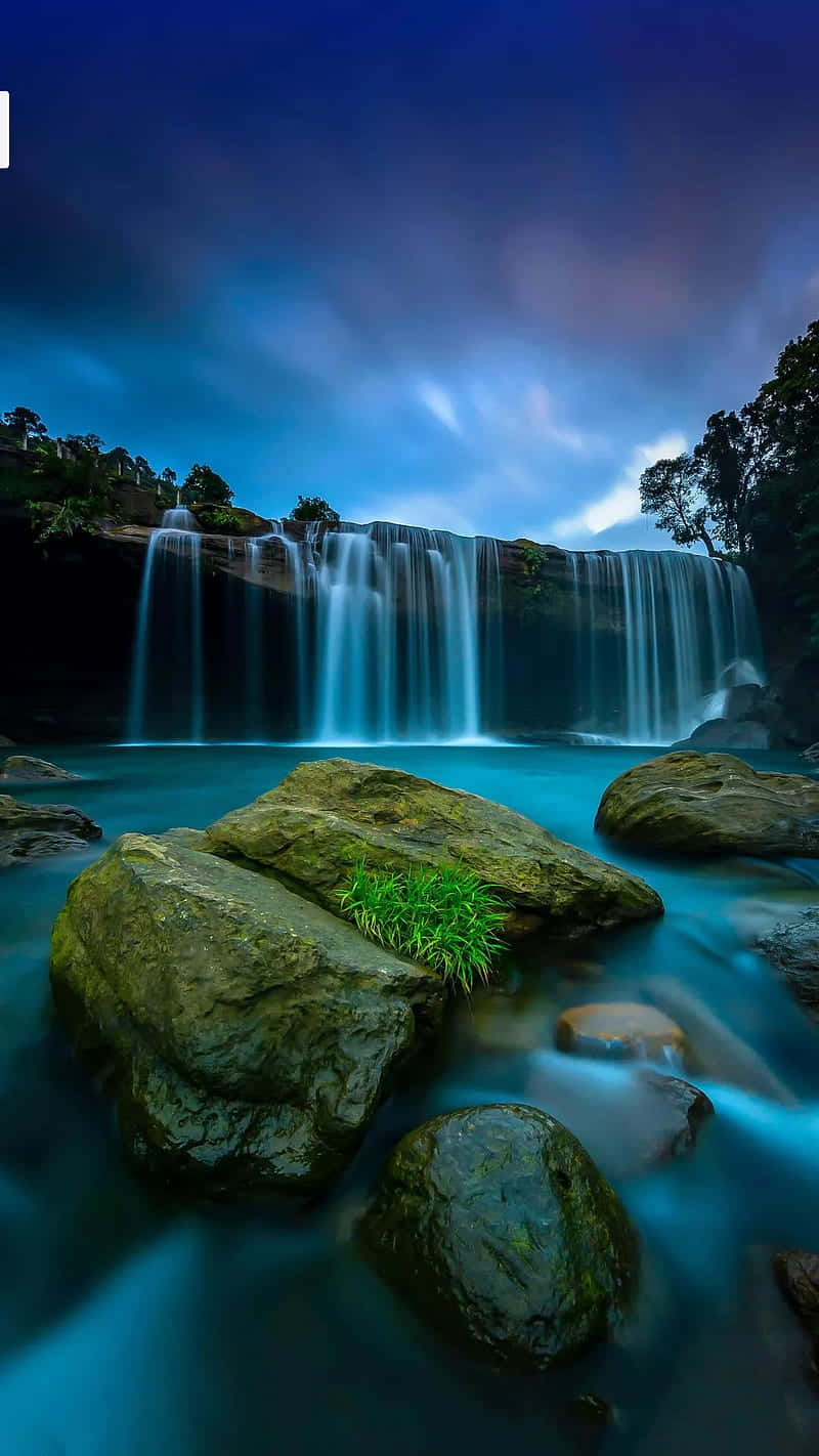 Magnificent Waterfall Scenery