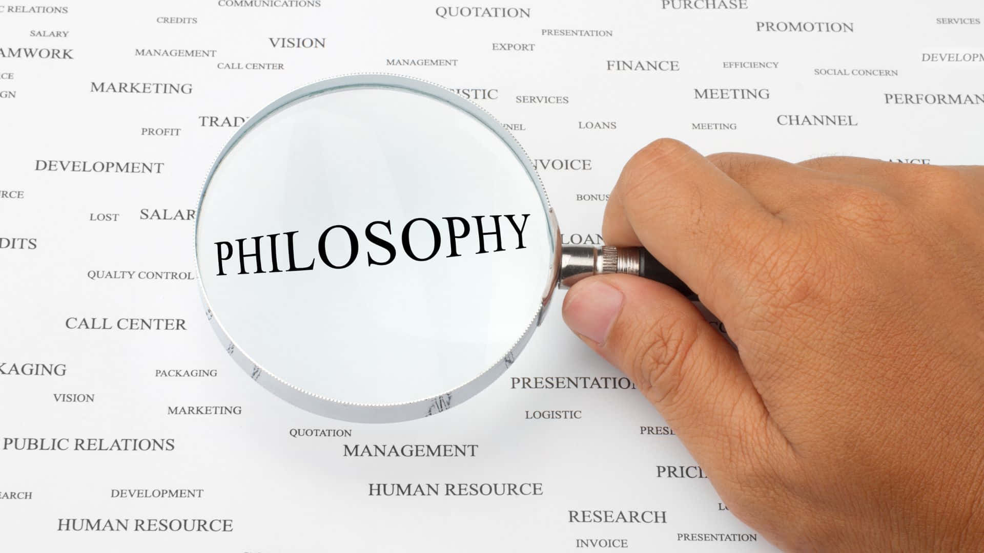 Magnifying_ Glass_ On_ Philosophy_ Word Background