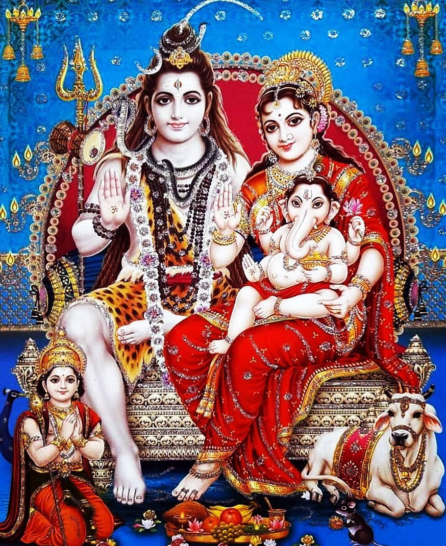 Mahadev And His Complete Family Hd