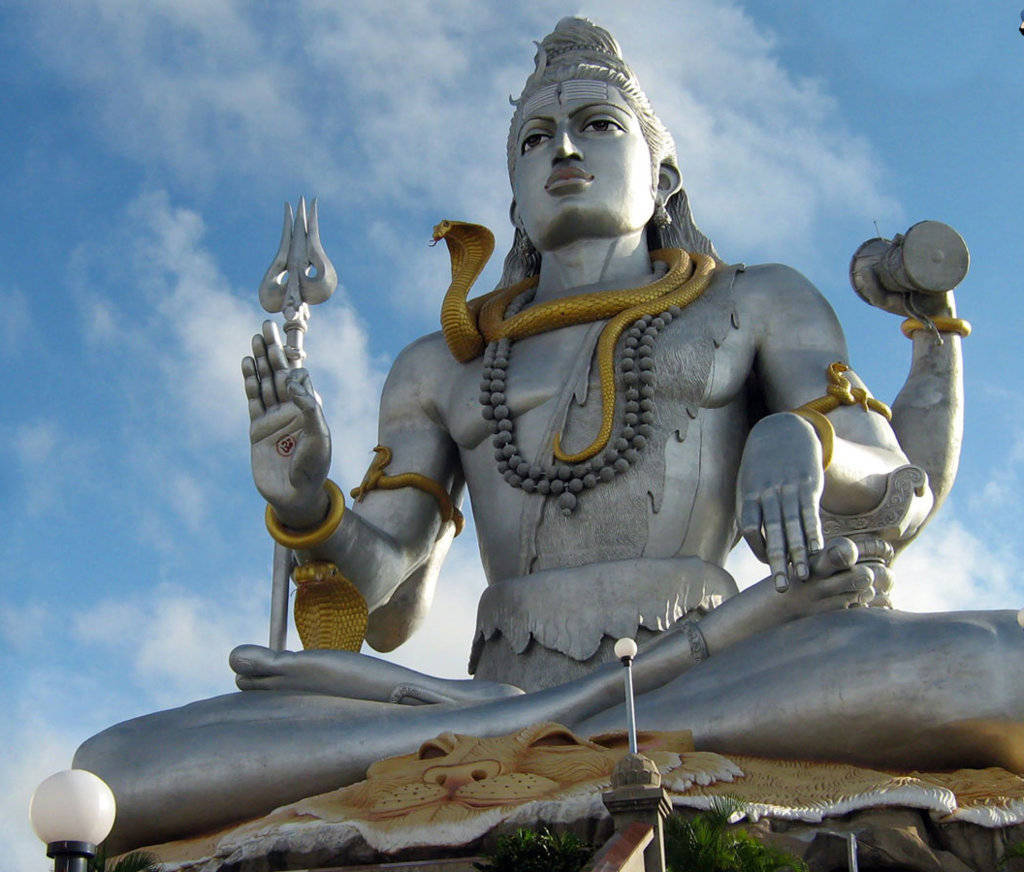 Mahadev Statue Background