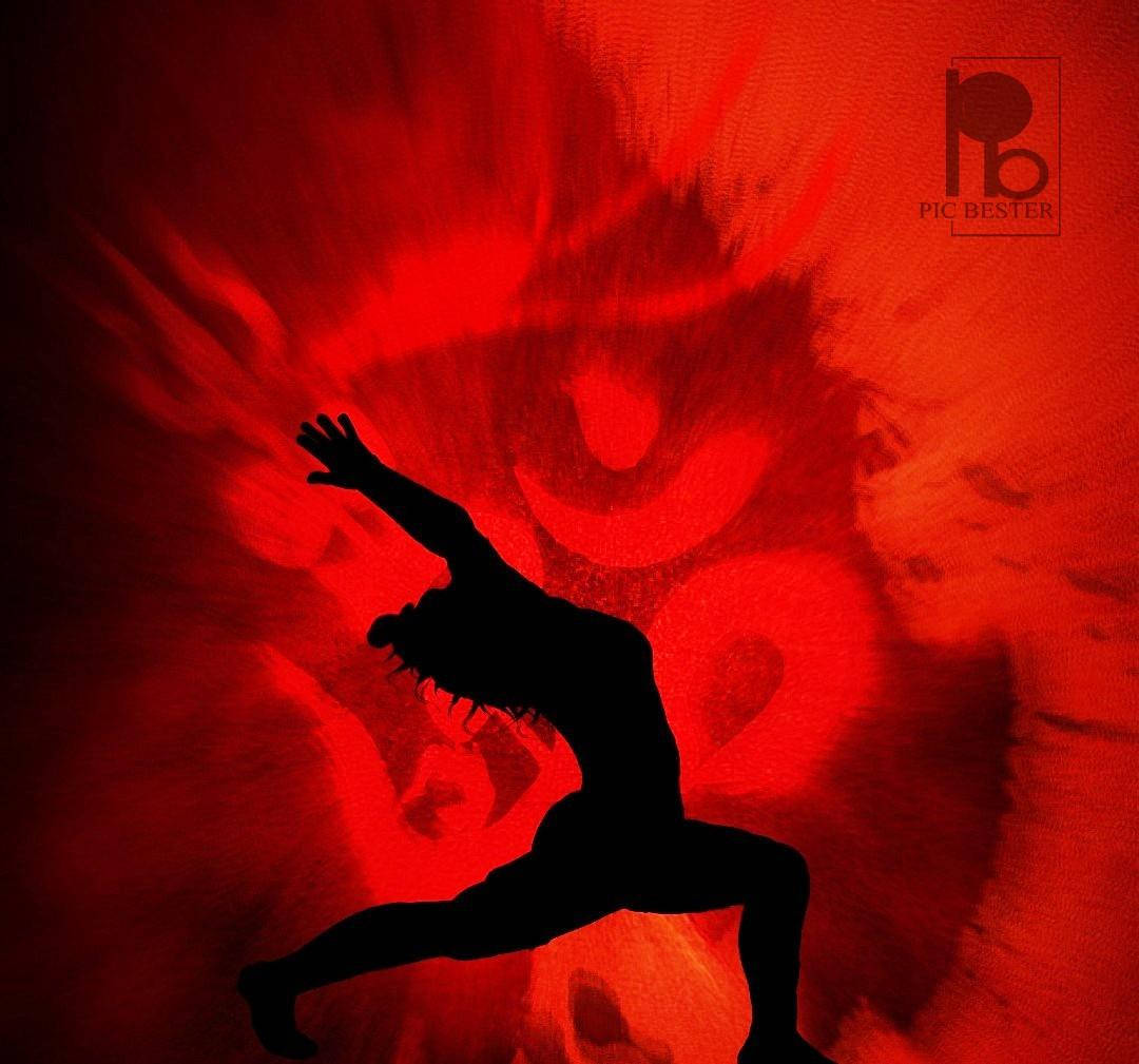 Mahakaal Silhouette Stretching Hd Background