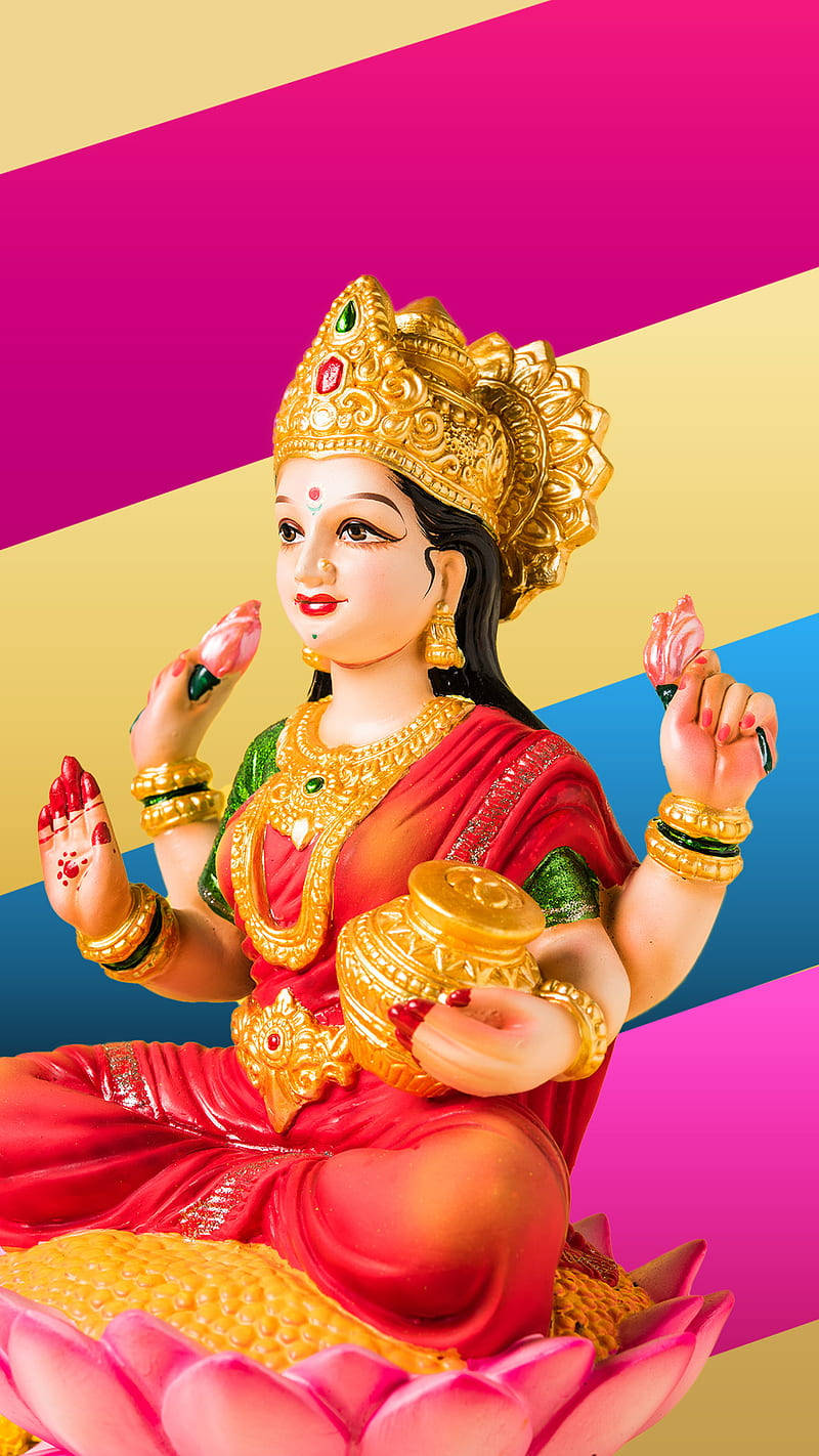 Mahalakshmi Figurine Background