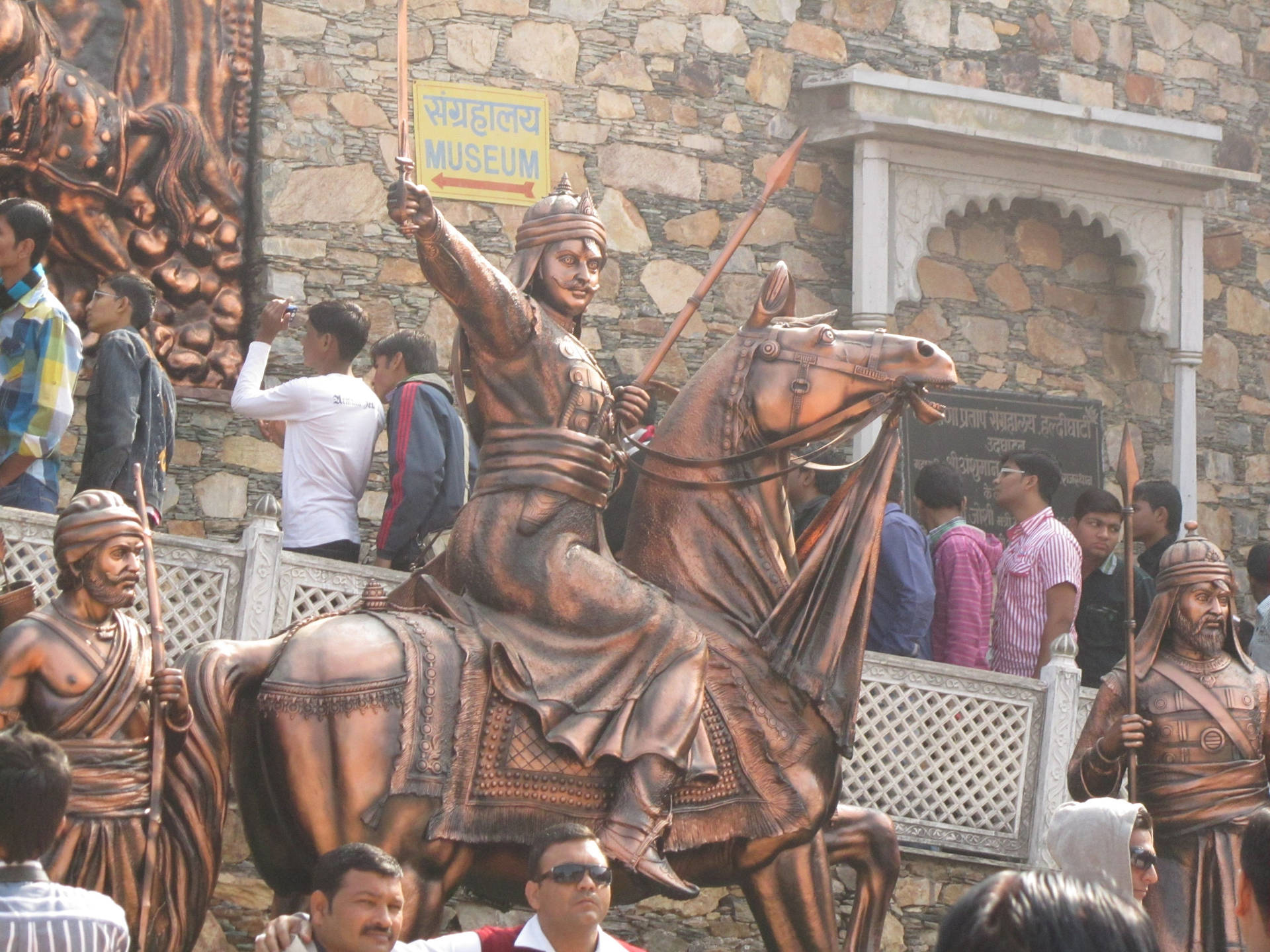 Maharana Pratap Statue In Museum 4k