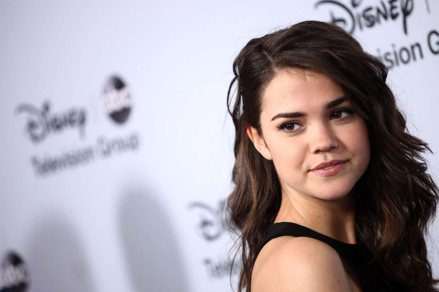 Maia Mitchell Disney Event Portrait Background