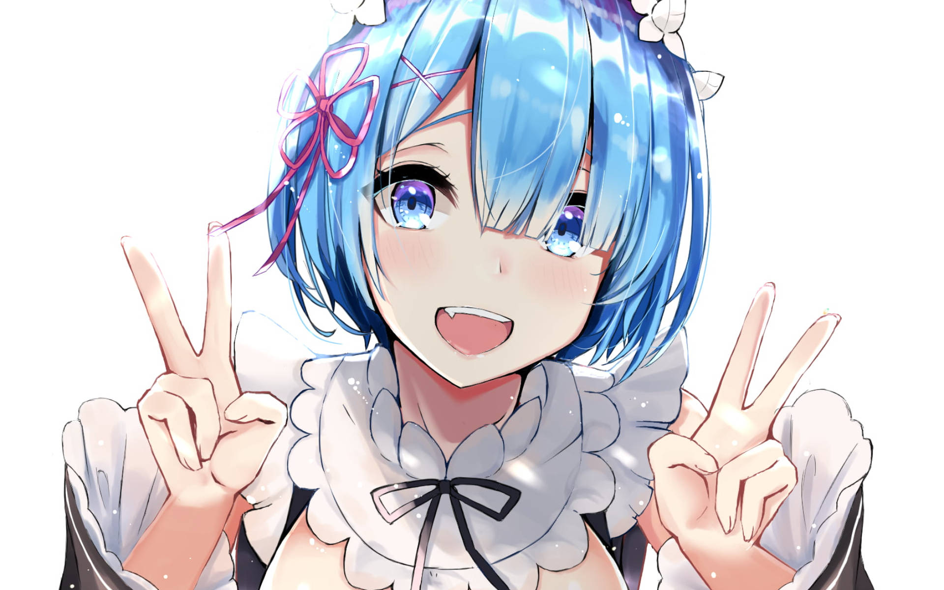 Maid Rem Closed-up Background