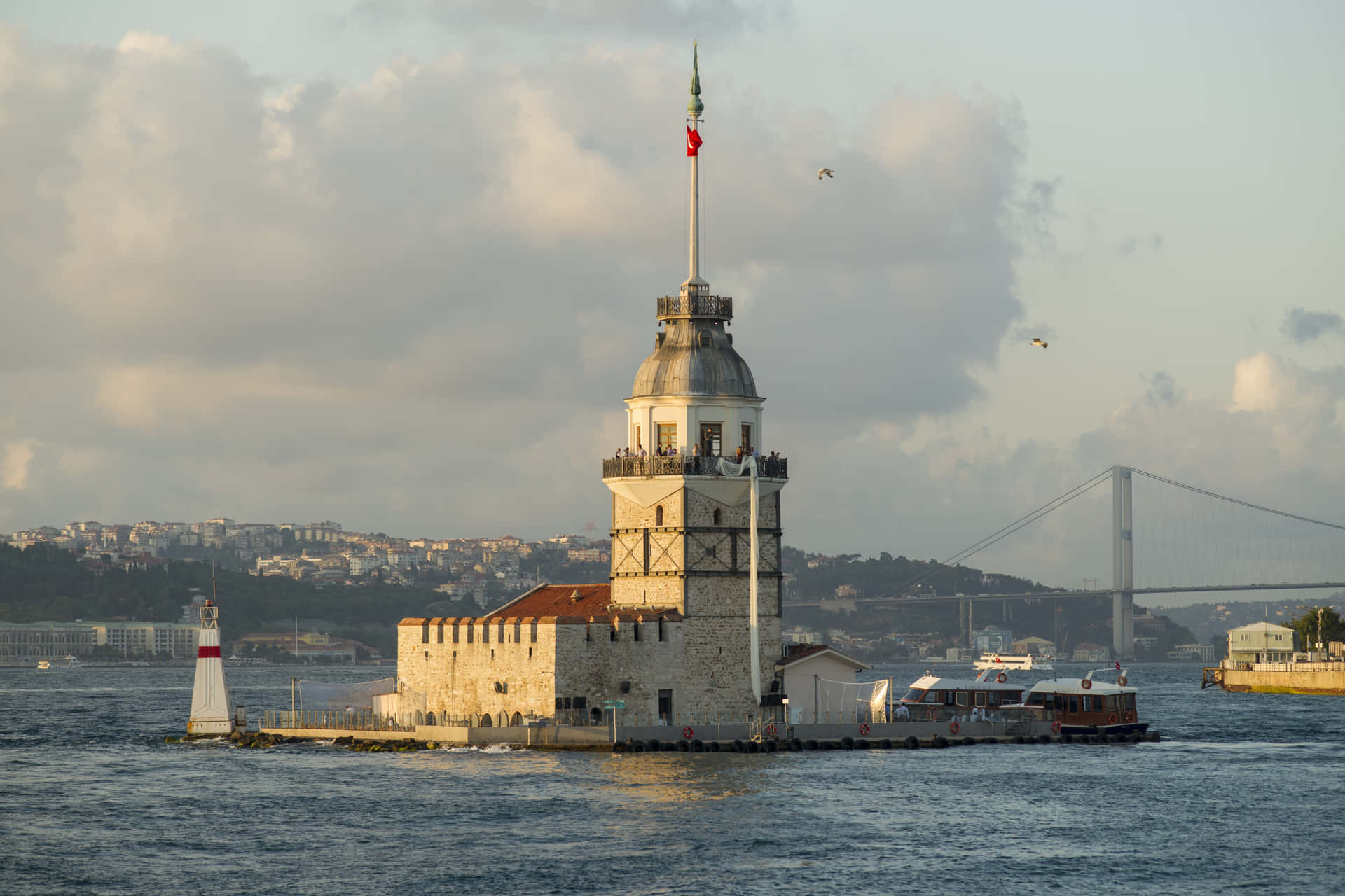 Maiden Tower Istanbul Dusk