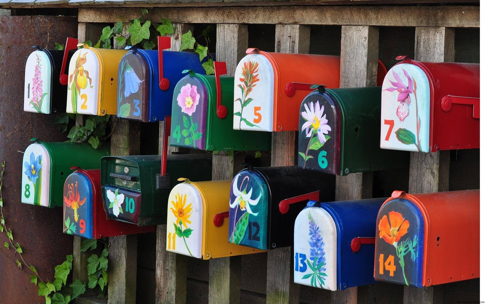 Mail And Floral Mailboxes