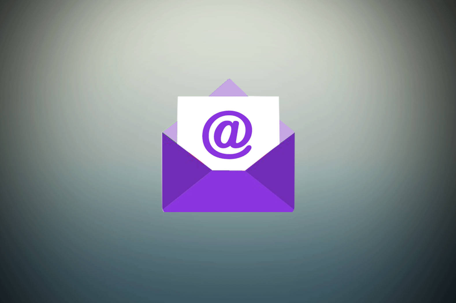Mail Yahoo Envelope Icon Background