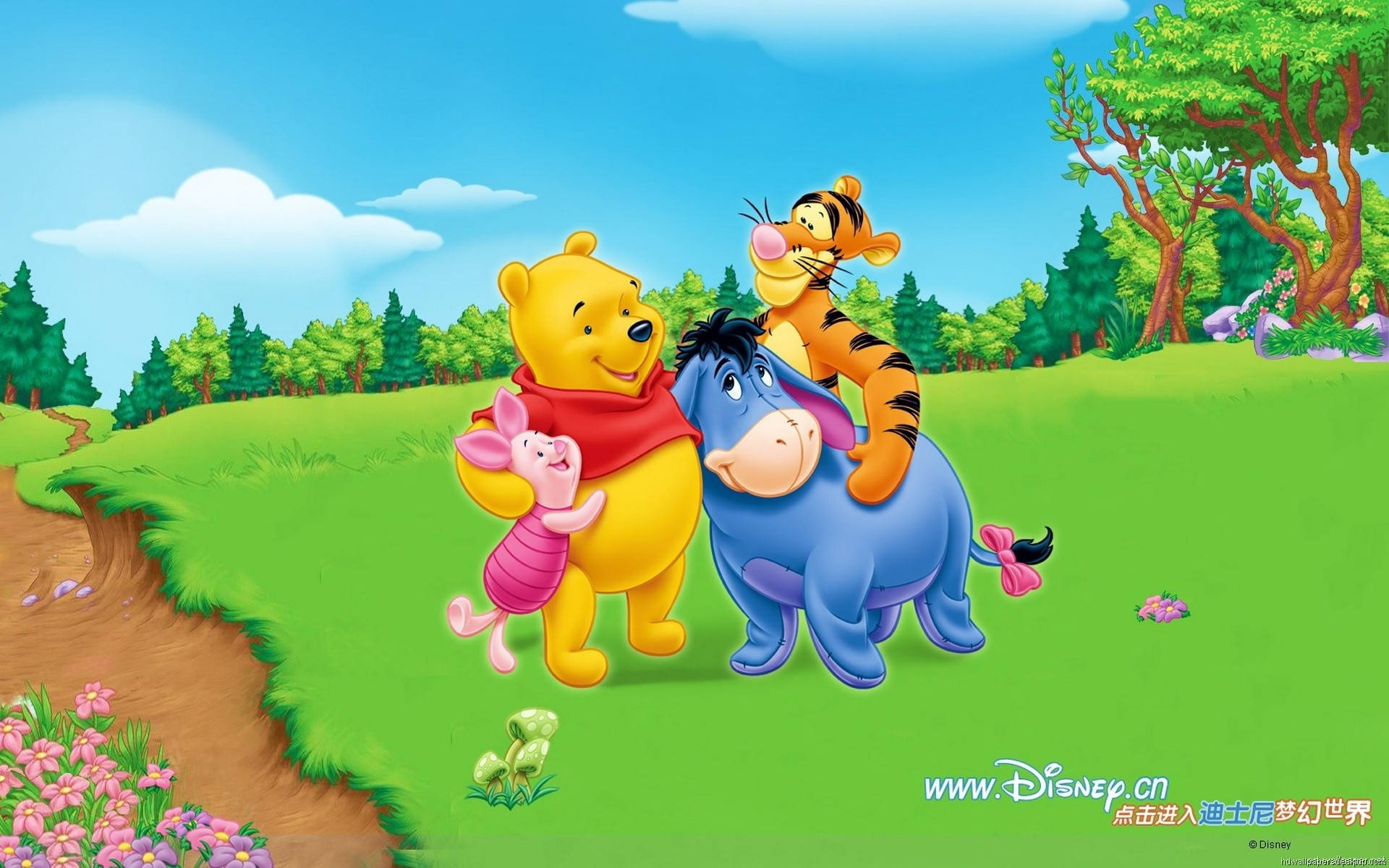 Main Characters Disney Winnie The Pooh