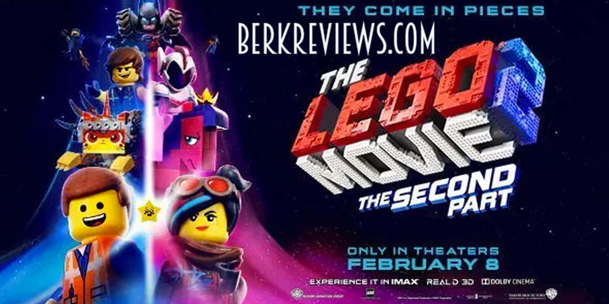 Main Characters From The Lego Movie 2 The Second Part, Excitement In The Lego World Background