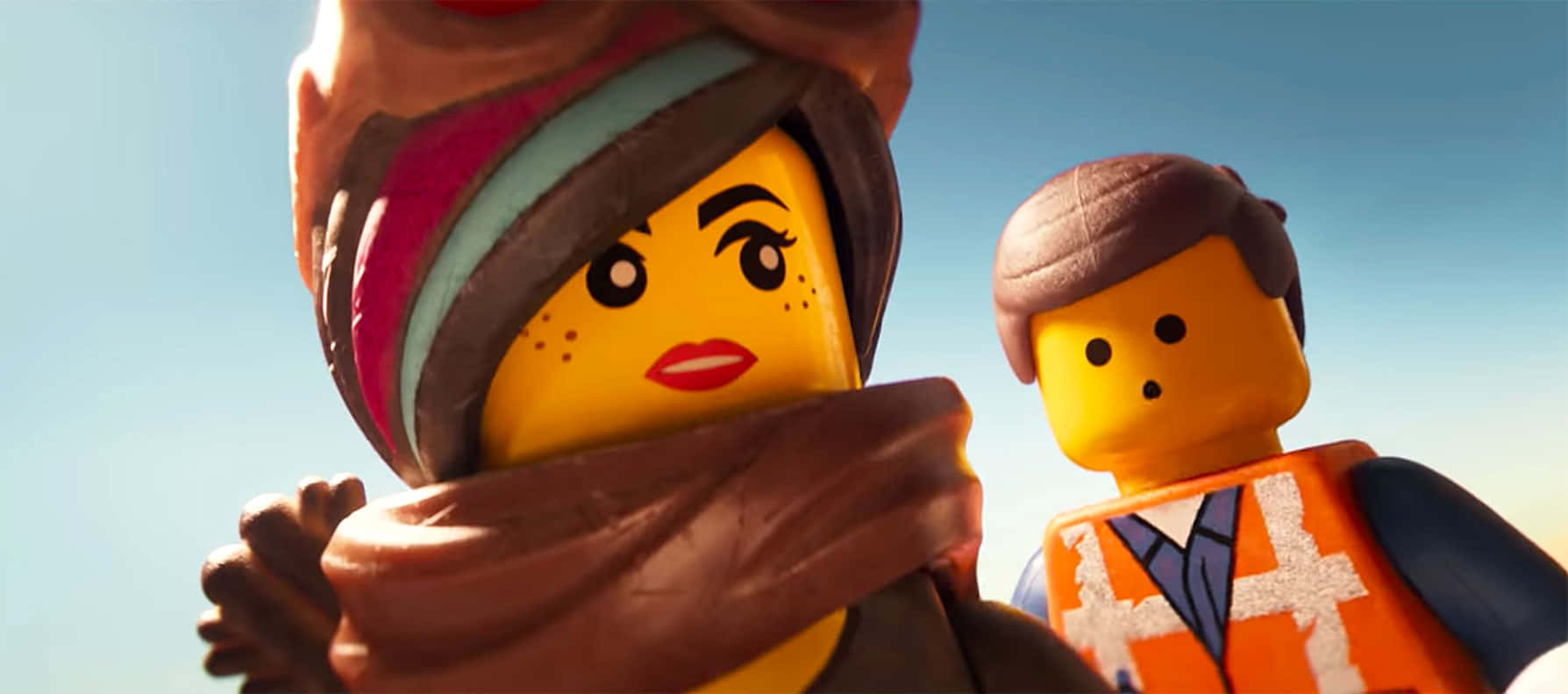 Main Characters From The Lego Movie 2: The Second Part In Action Background