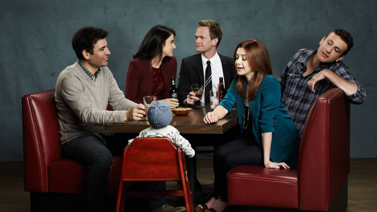 Main Characters From The Popular Television Series, 'how I Met Your Mother' Background