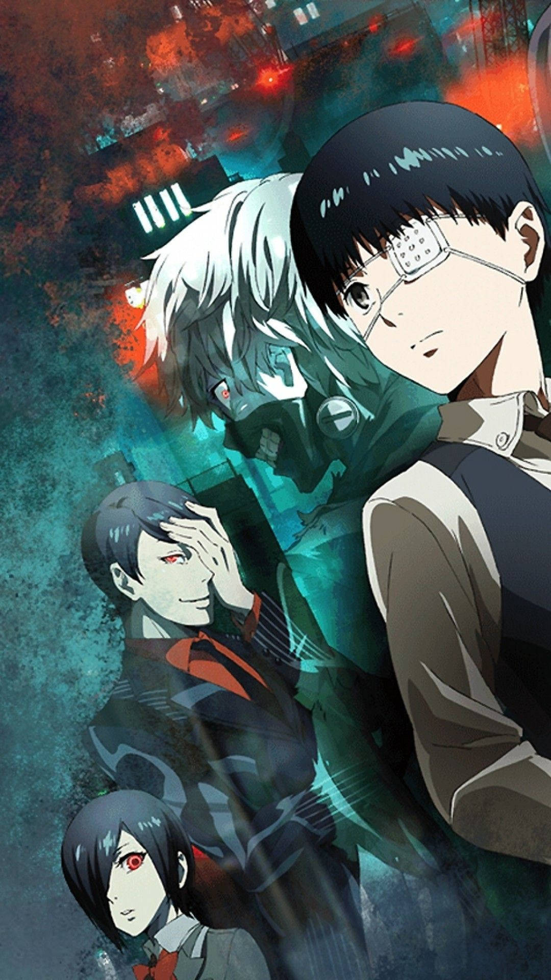 Main Characters Tokyo Ghoul Iphone Background Background