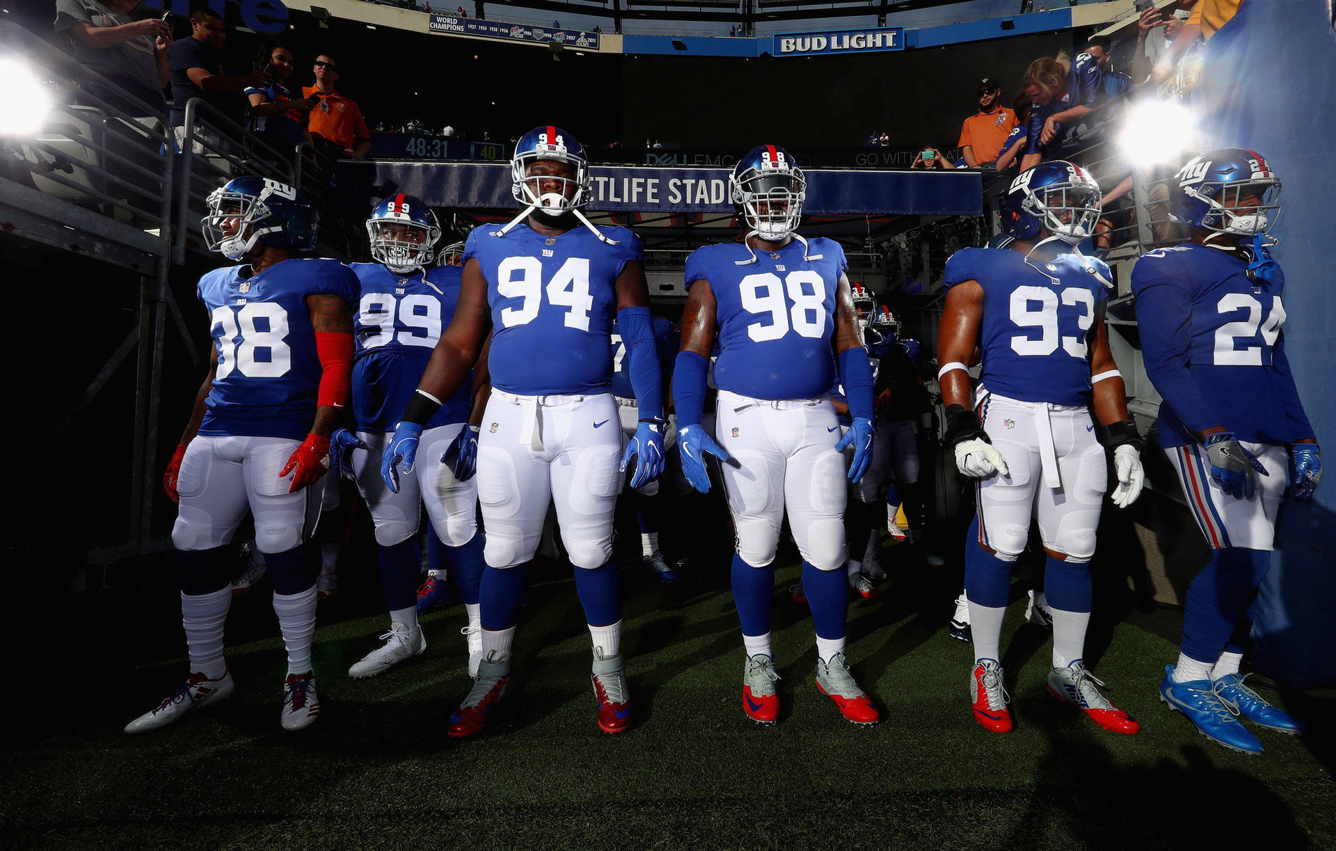 Main Lineup New York Giants Background