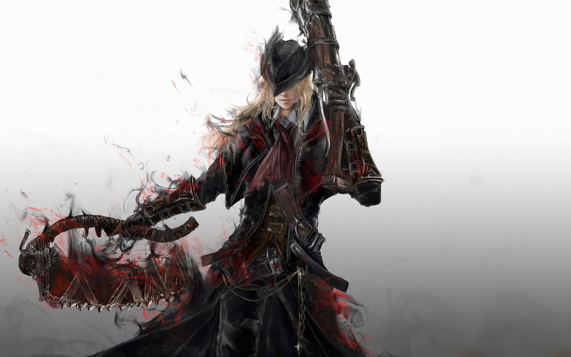 Main Protagonist The Hunter Bloodborne 4k Hd Background
