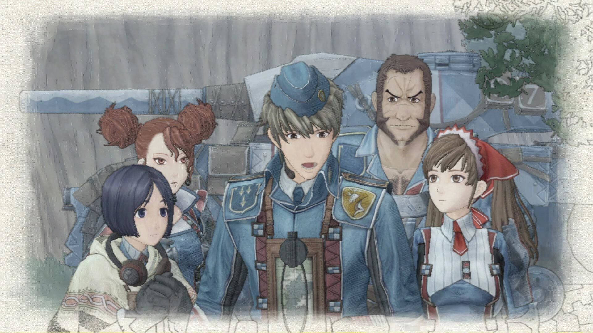 Main Protagonists Of Valkyria Chronicles Series Background