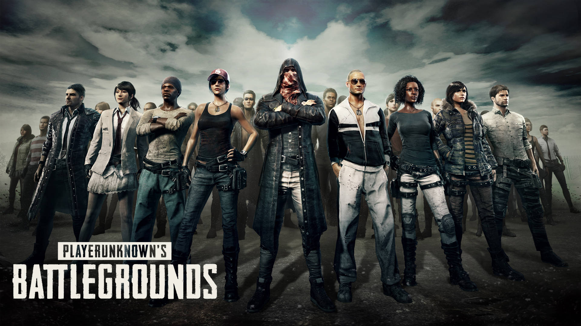 Main Pubg Squad Dark Poster Background