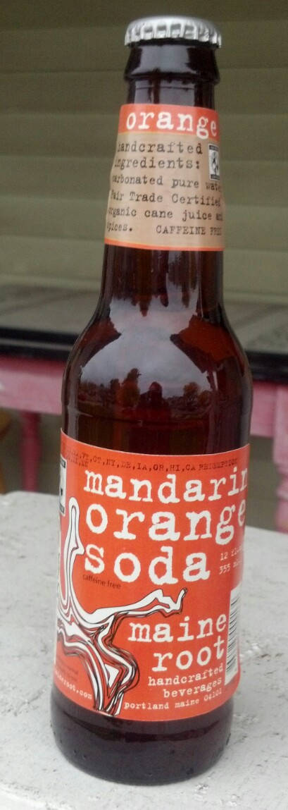 Maine Root Mandarin Soda Outdoor Background