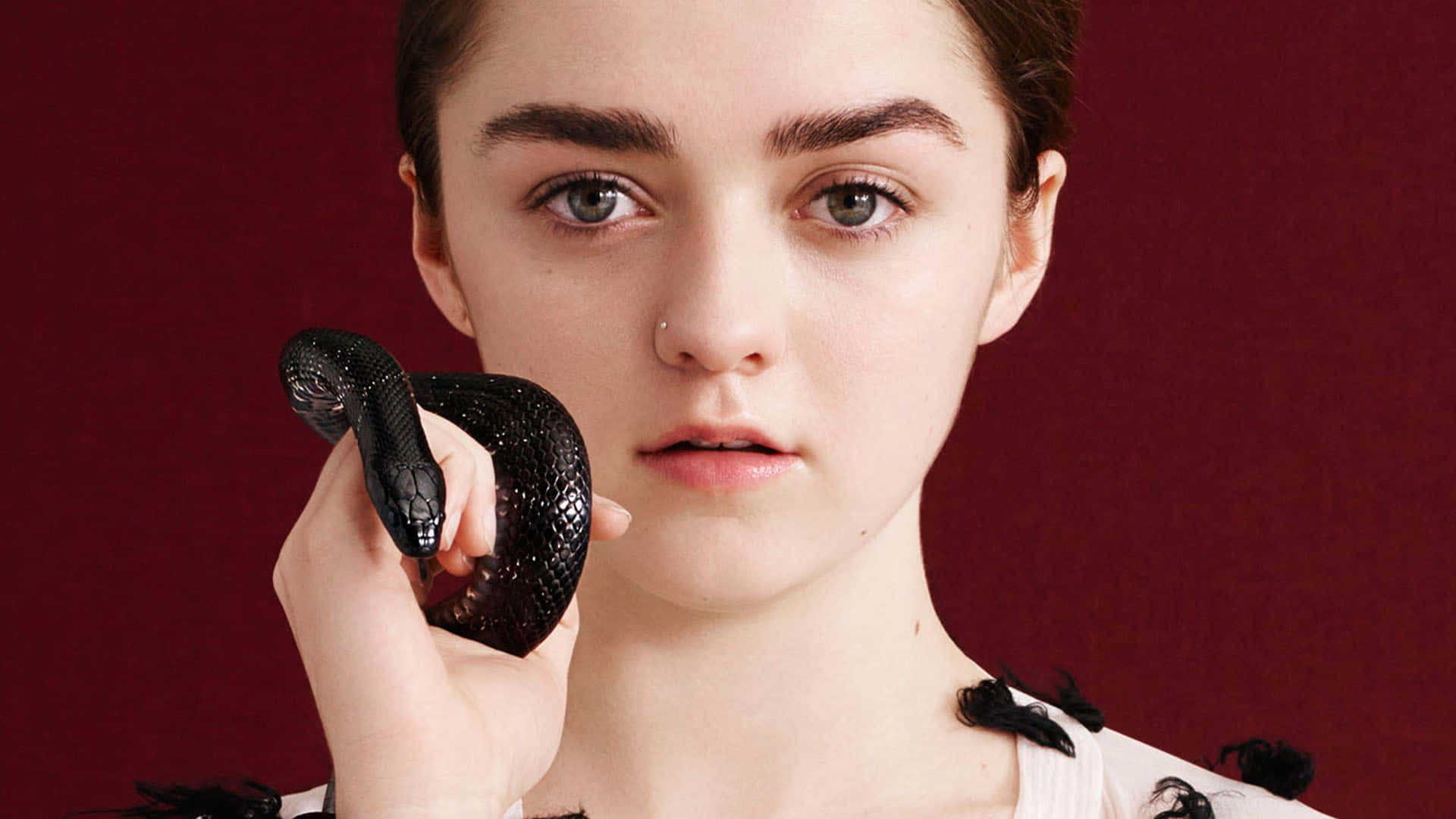 Maisie Williams Stunning Portrait Background