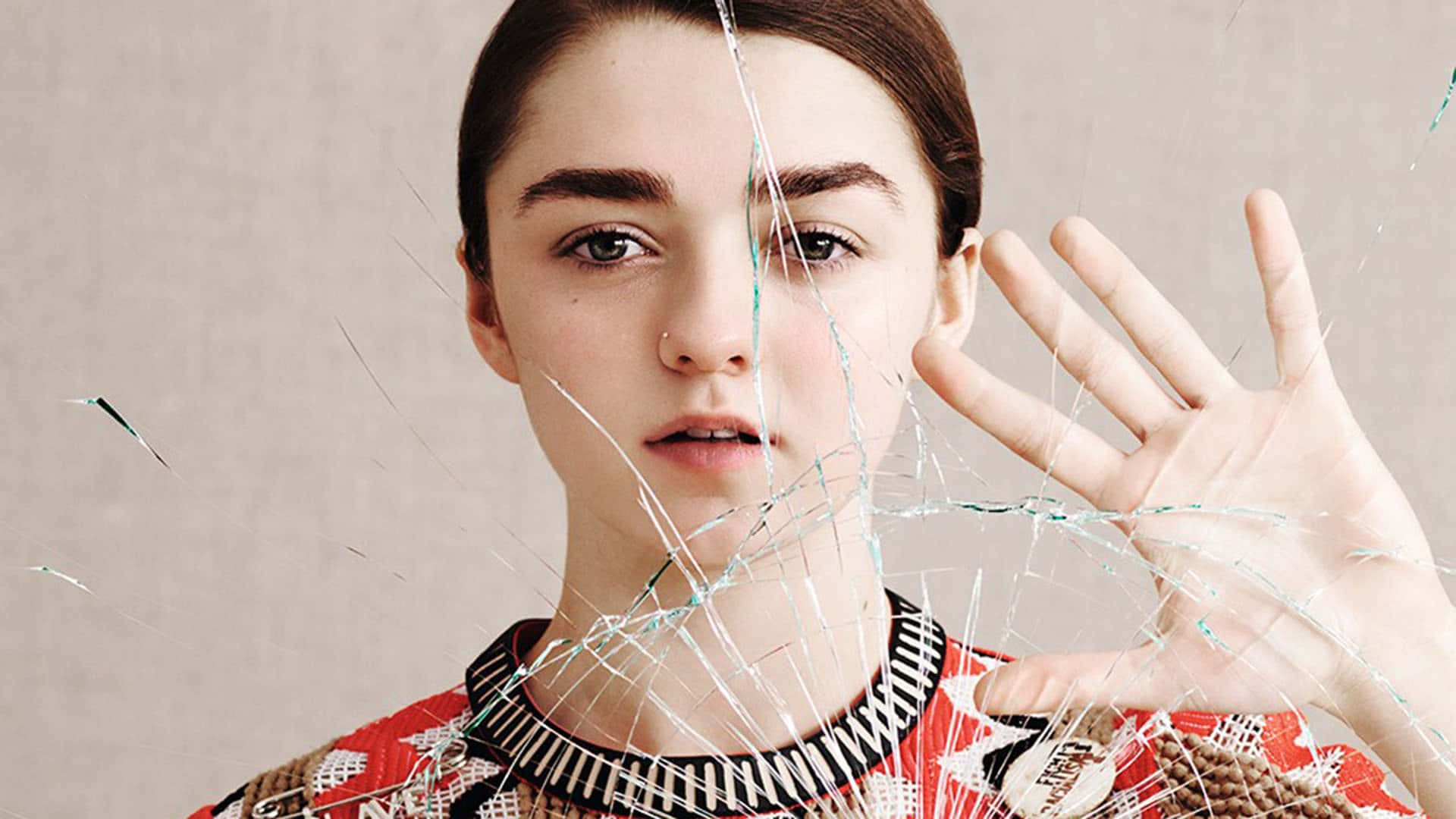 Maisie Williams Stunning Portrait Background