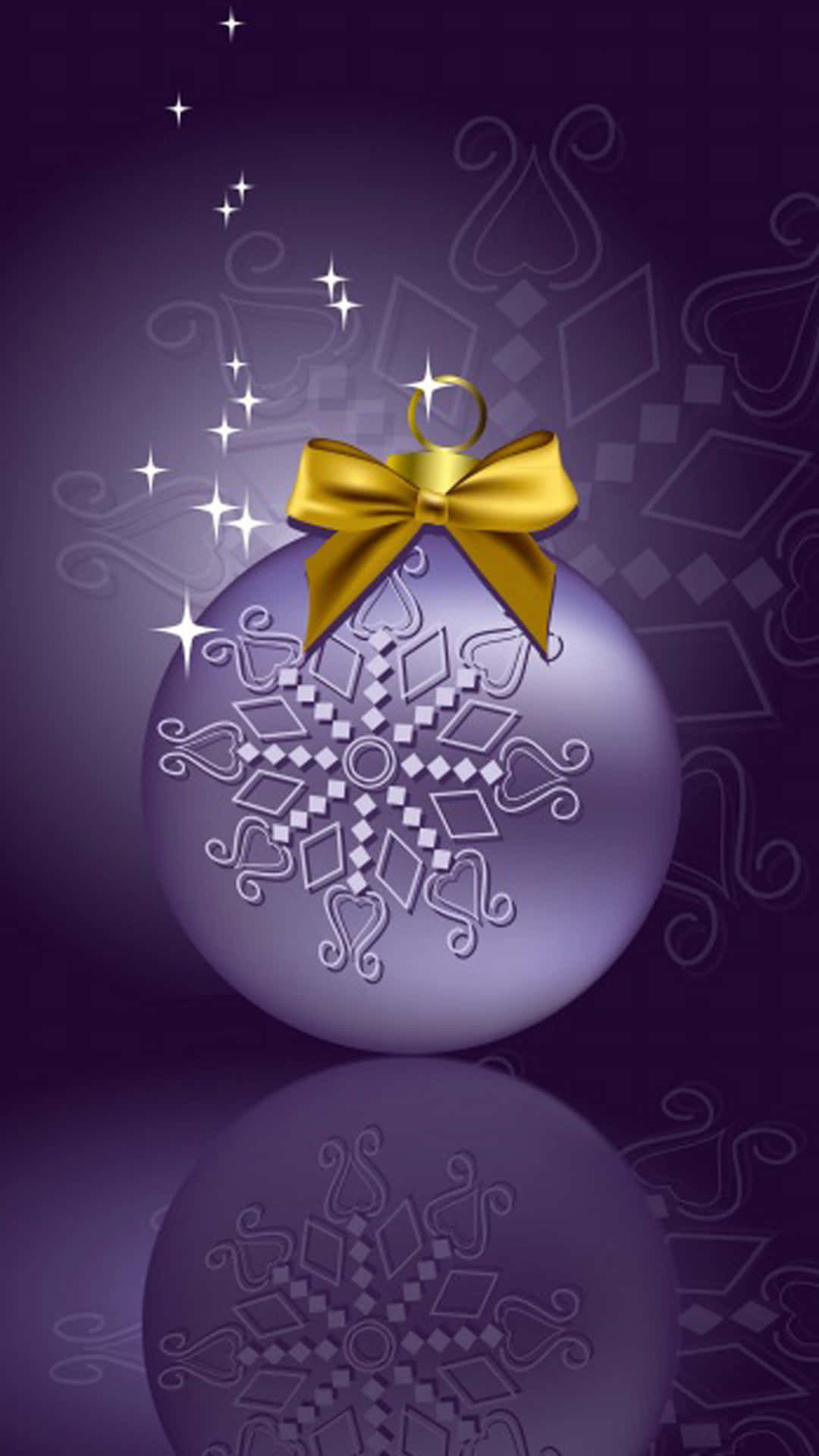 Majestic 3d Christmas Scene Wallpaper Background