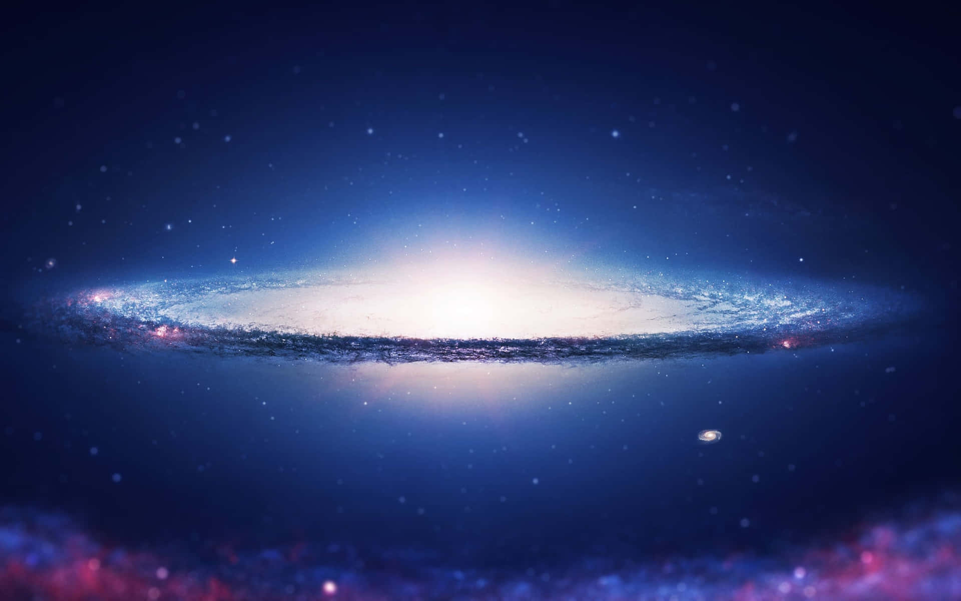 Majestic 4k Universe Image - Sombrero Galaxy Background