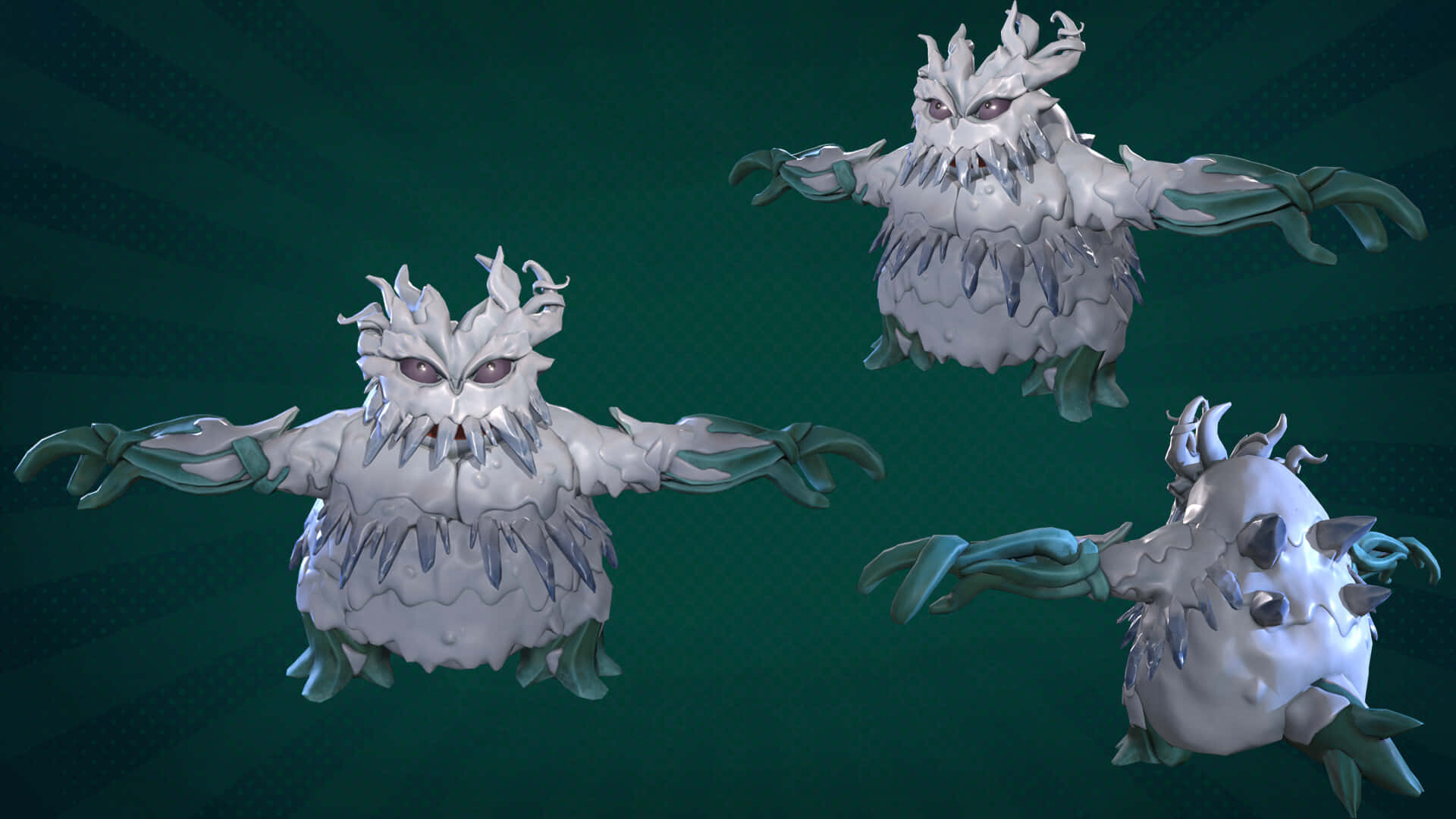 Majestic Abomasnow In Its Natural Habitat