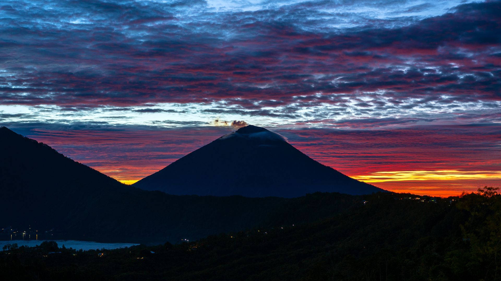 Majestic Acatenango Volcano Mountain Slope