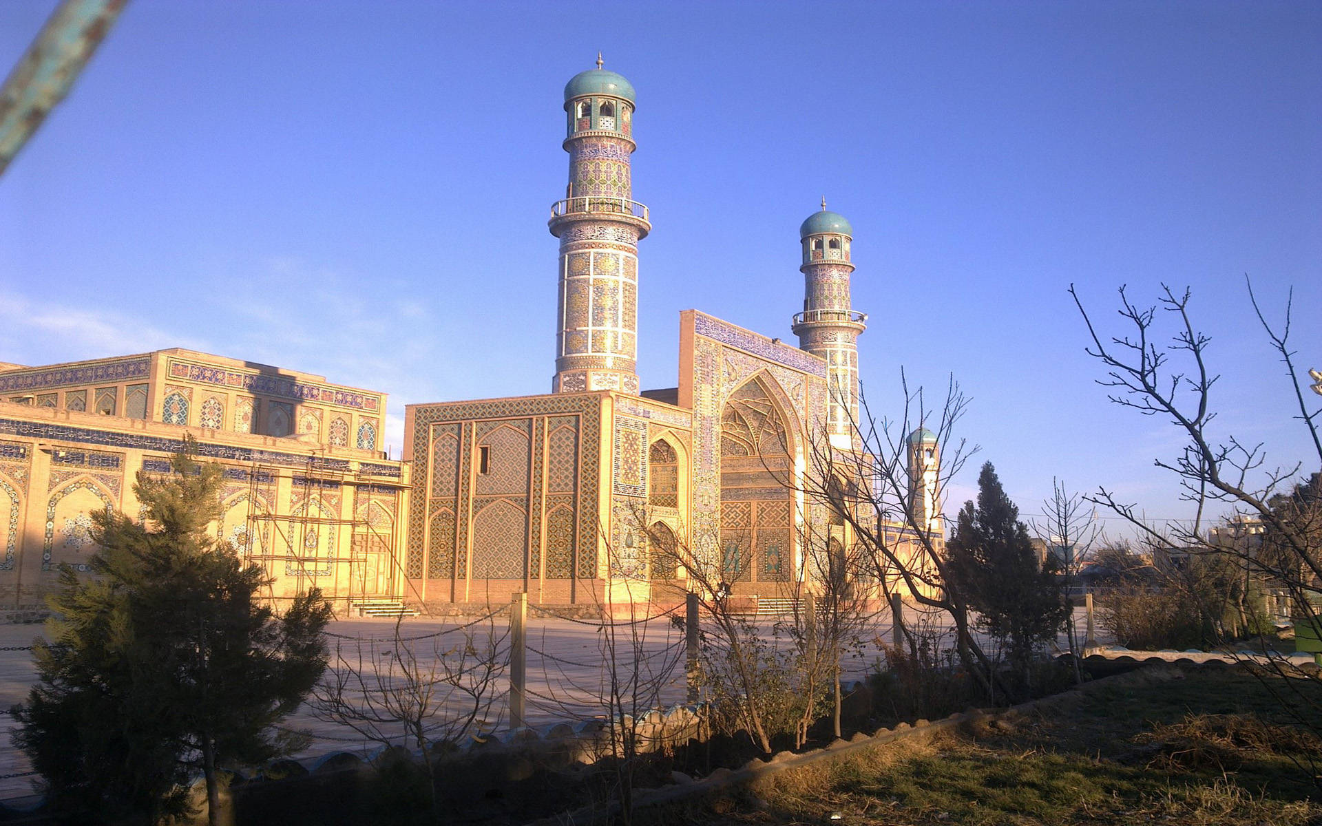 Majestic Afghanistan Herat Mosque Background