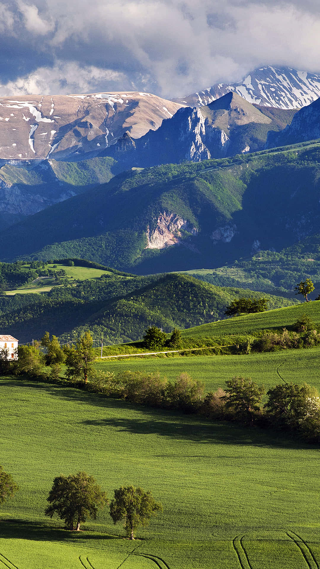 Majestic Alps During Summer Nature Android Hd Background