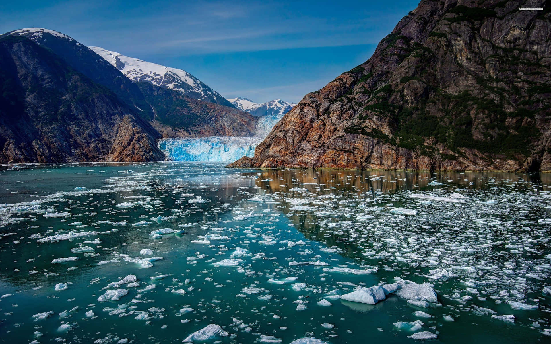 Majestic Beauty Of The Thawing Glacier In Glacier Bay National Park