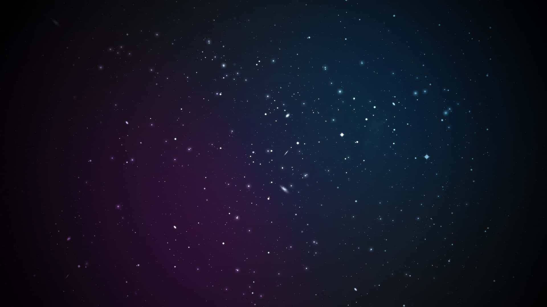 Majestic Black And Purple Galaxy Background