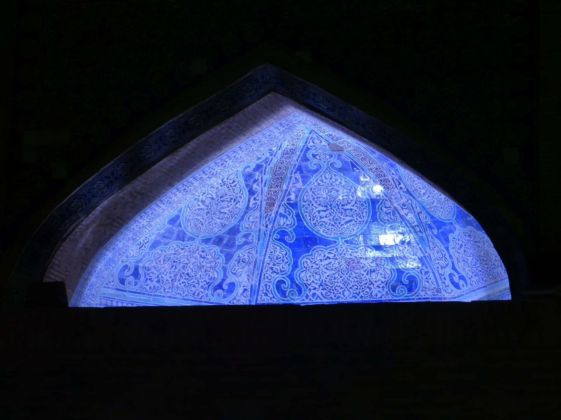 Majestic Blue Domes Of Khiva Background