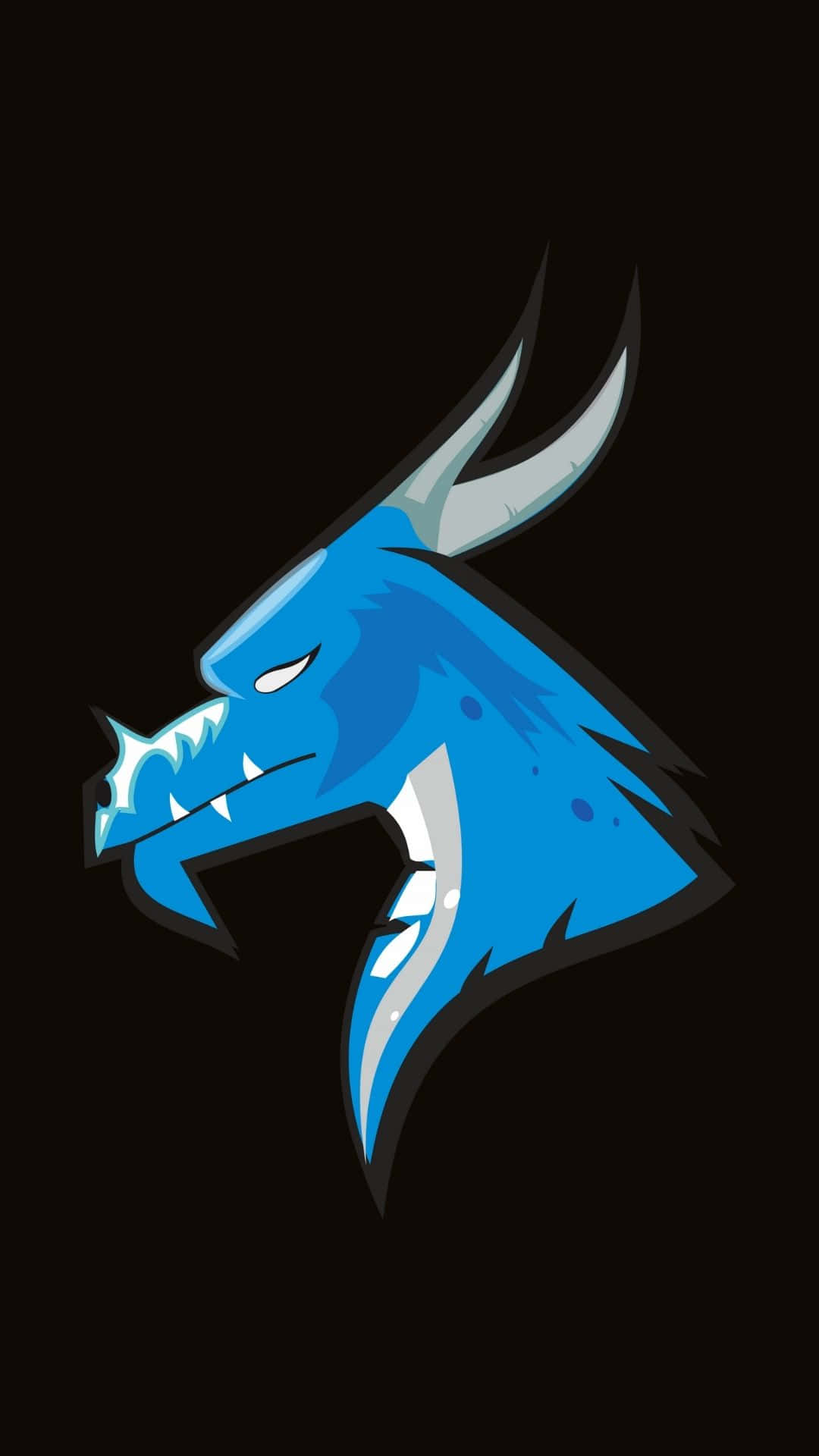 Majestic Blue Dragon Wallpaper Background