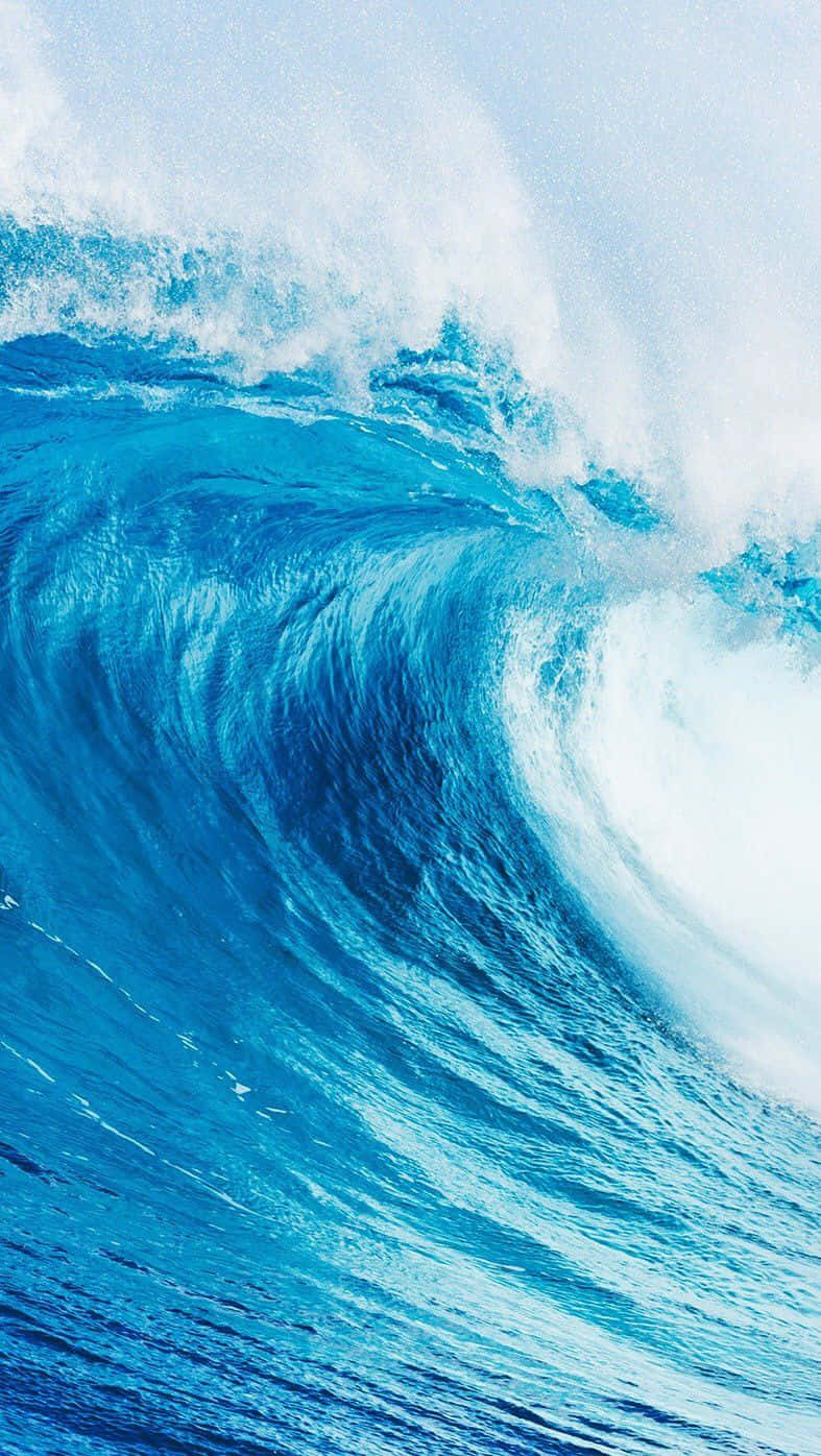 Majestic_ Blue_ Wave_4 K_ U H D Background