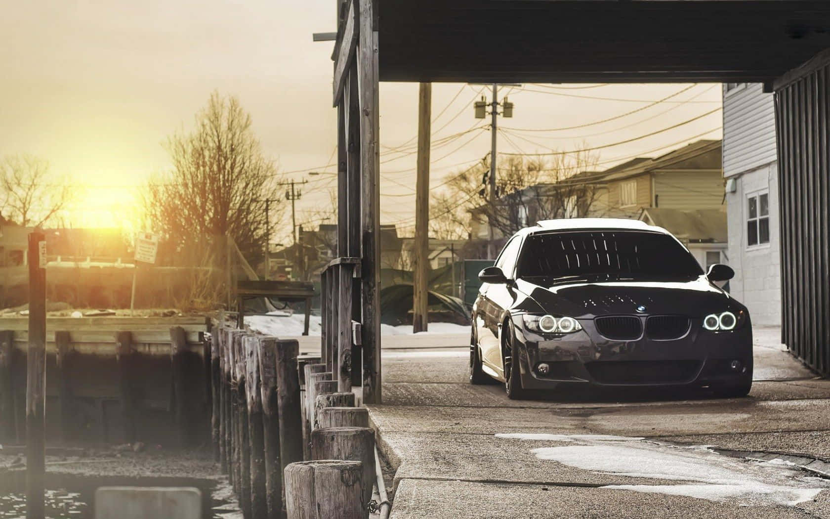 Majestic Bmw 328 On A Warm Summer Day Background