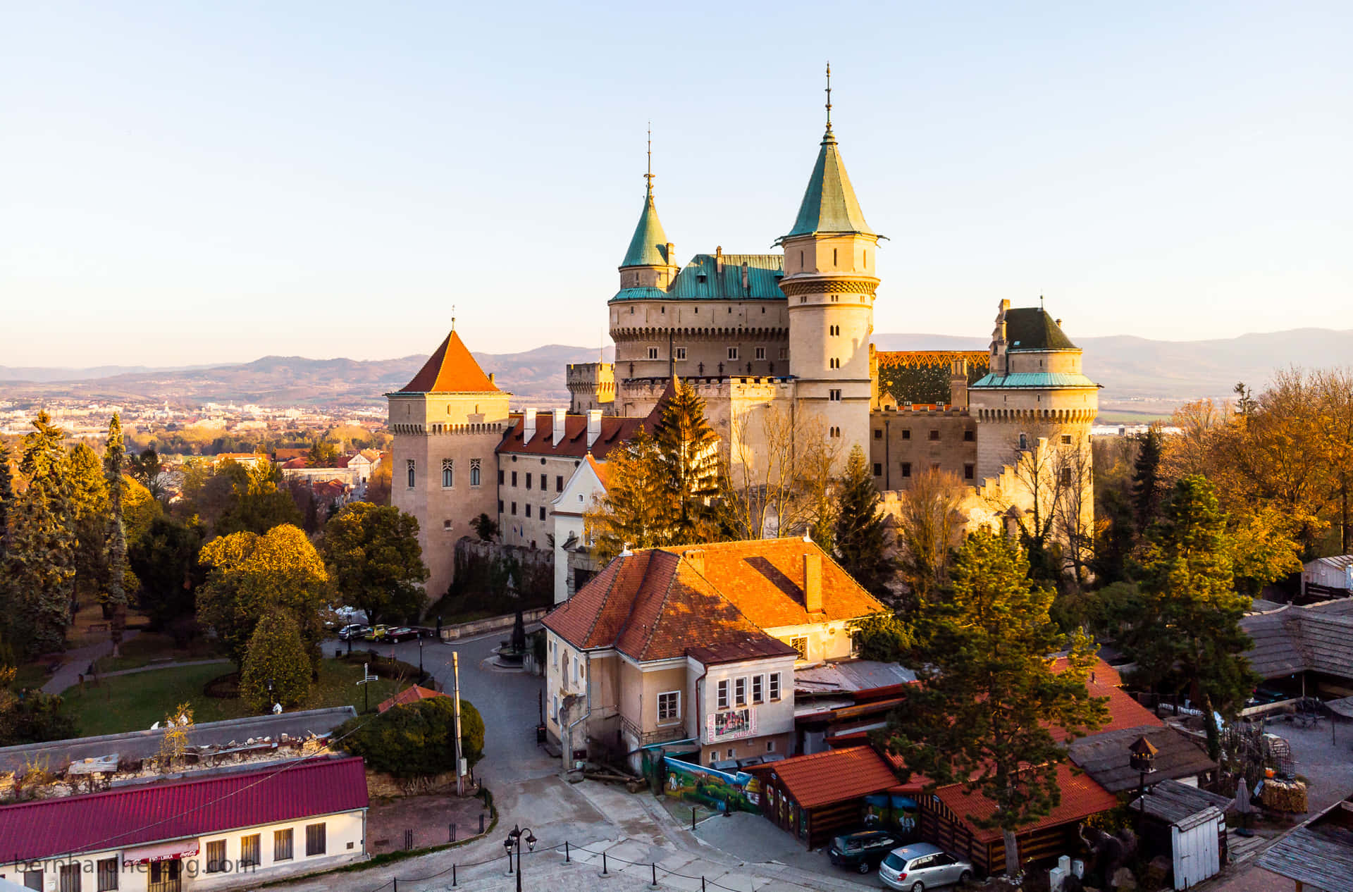 Majestic Bojnice Castle At Twilight