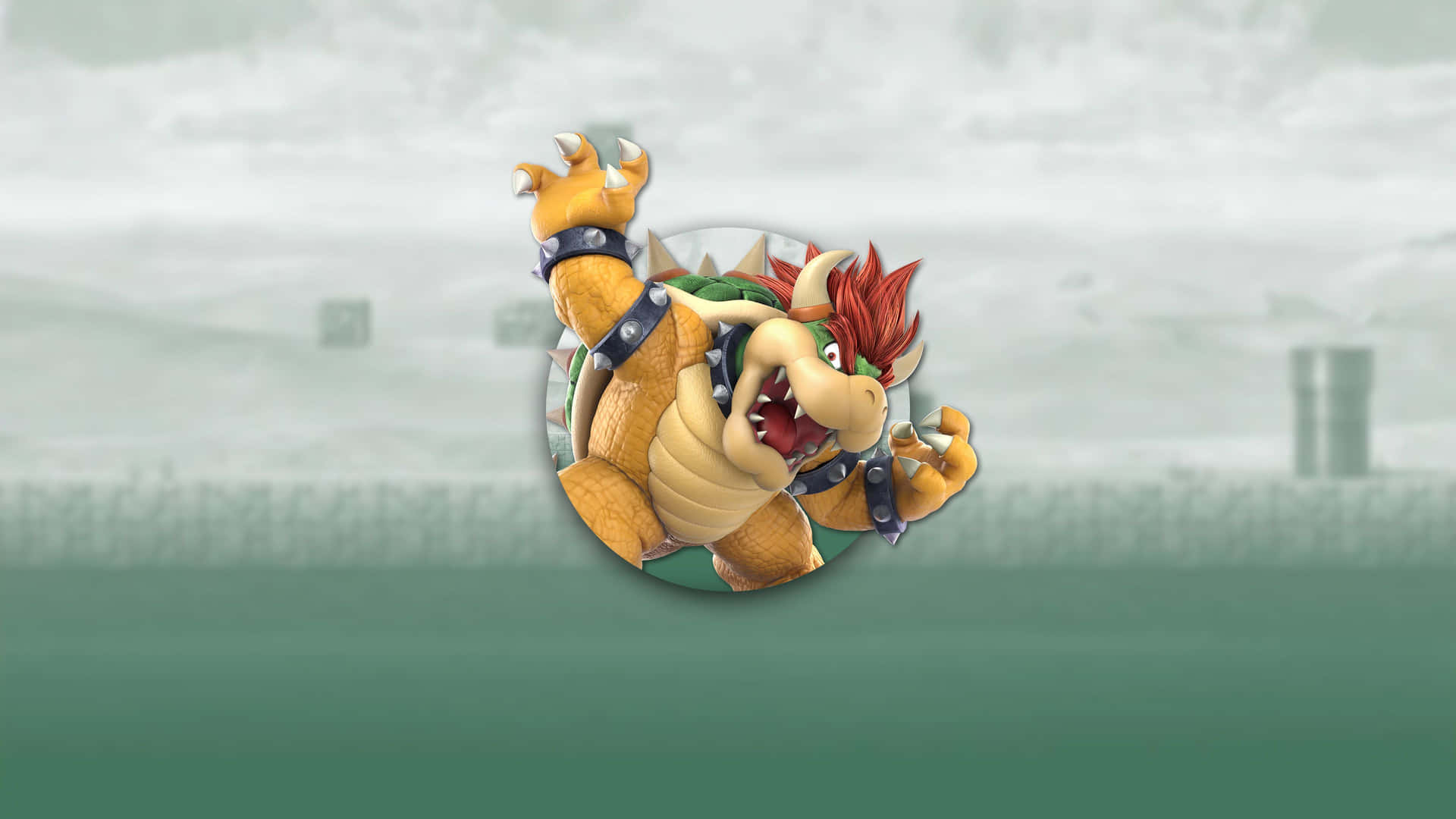 Majestic Bowser Reigning Supreme Background