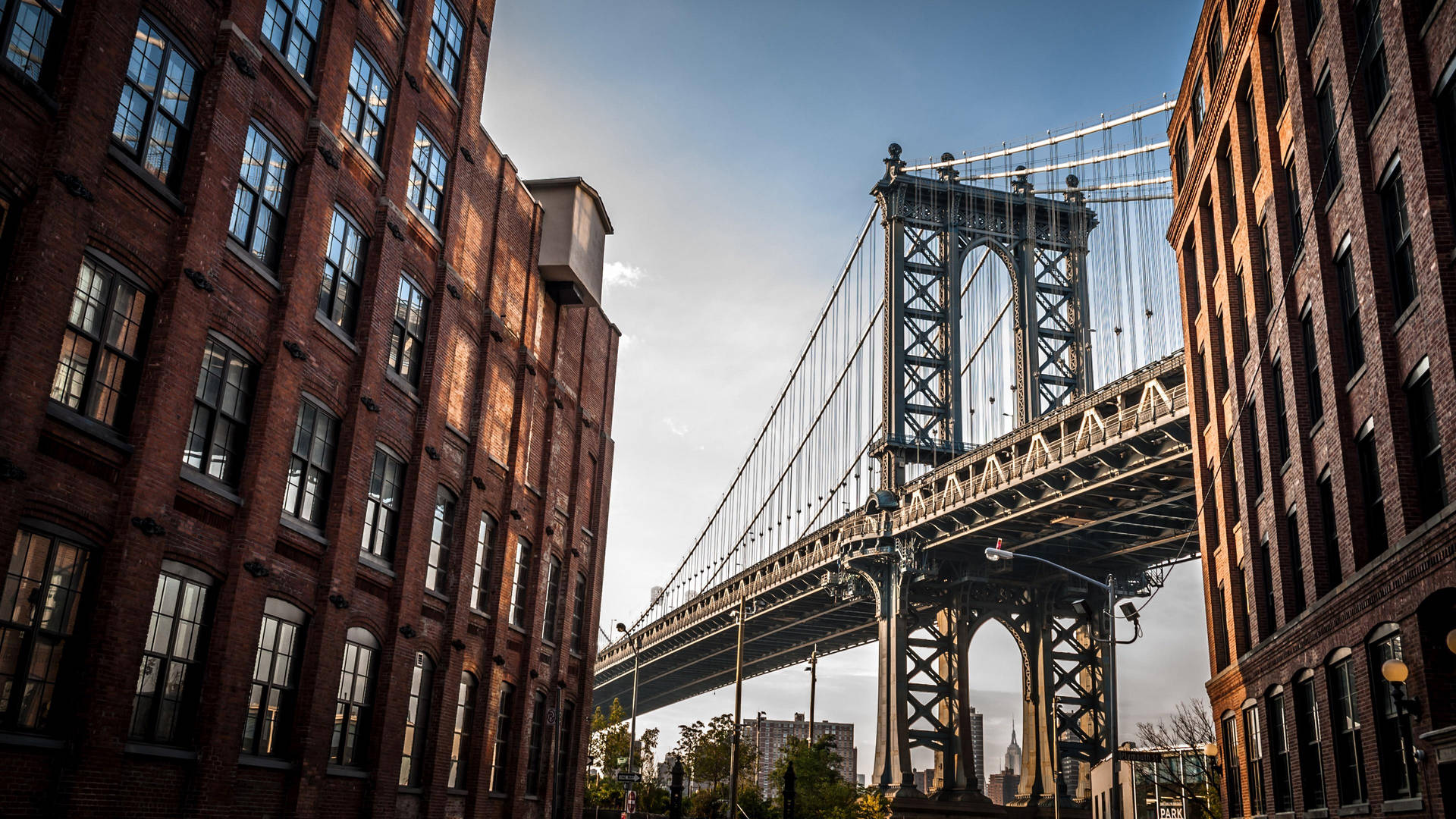 Majestic Brooklyn Bridge At Dusk