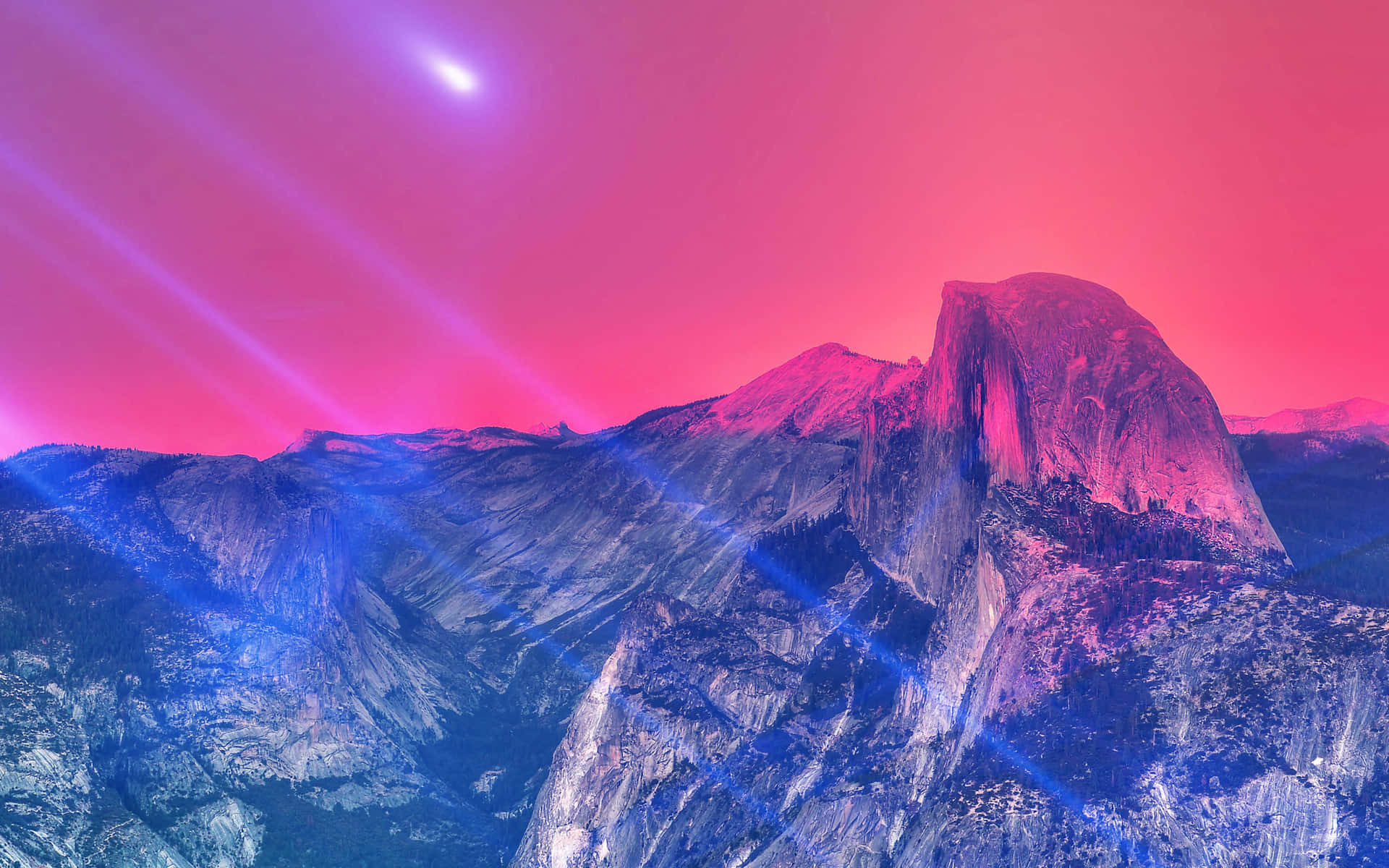 Majestic California Mountain Background