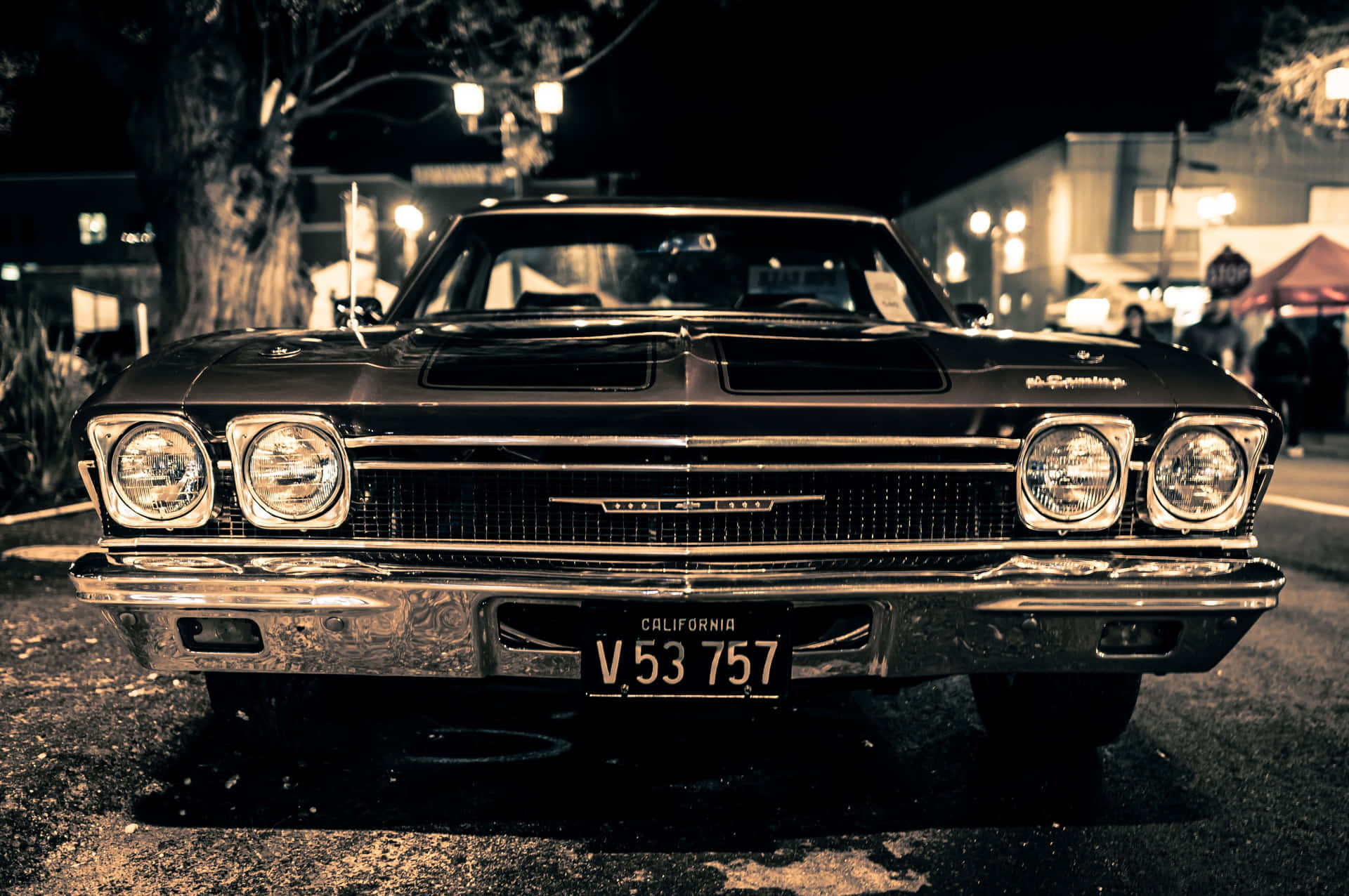 Majestic Chevrolet Impala - A Classic Vintage Icon Background