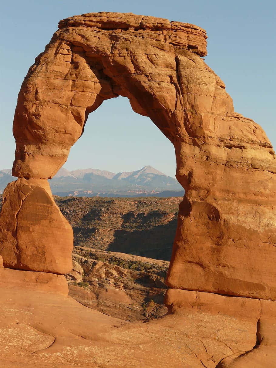 Majestic Close-up View Of Delicate Arch