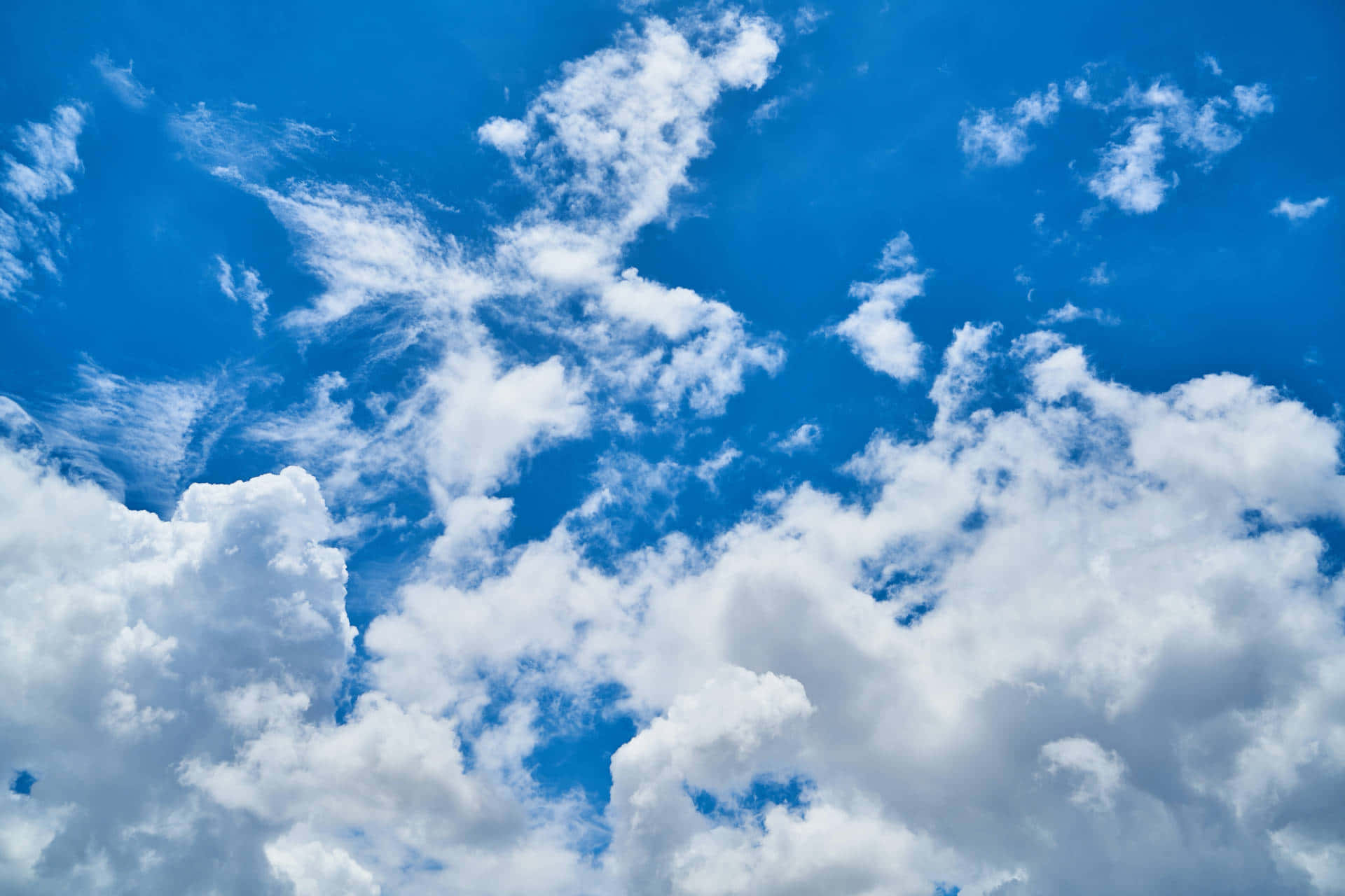 Majestic Cloud Formation In A Twilight Sky Background