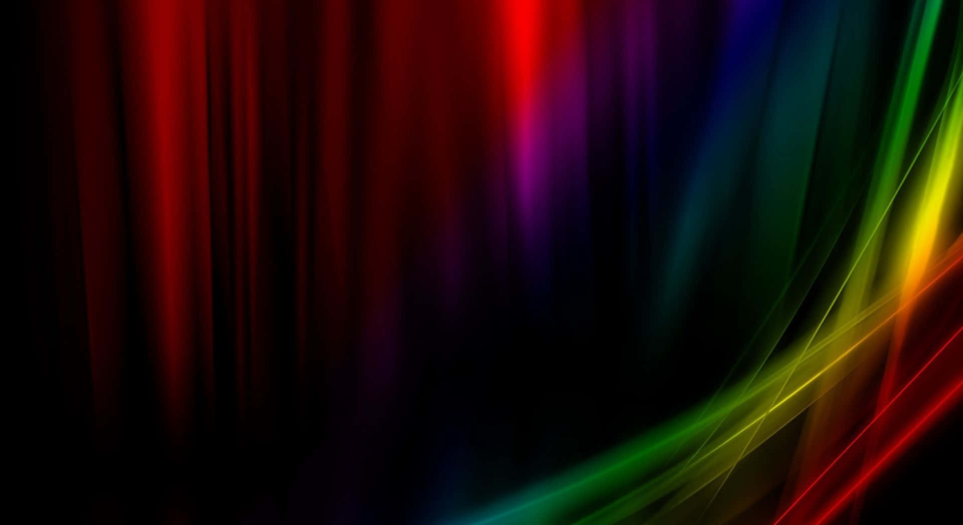 Majestic Colors Seen In The Black Rainbow Background