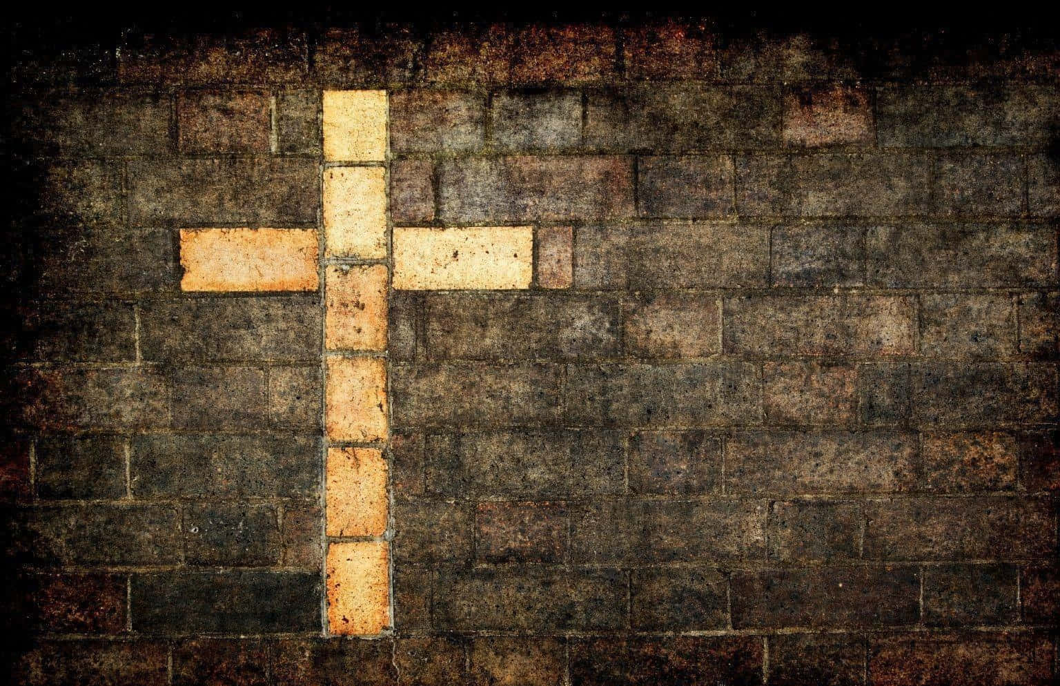 Majestic Cool Cross On Sky Background