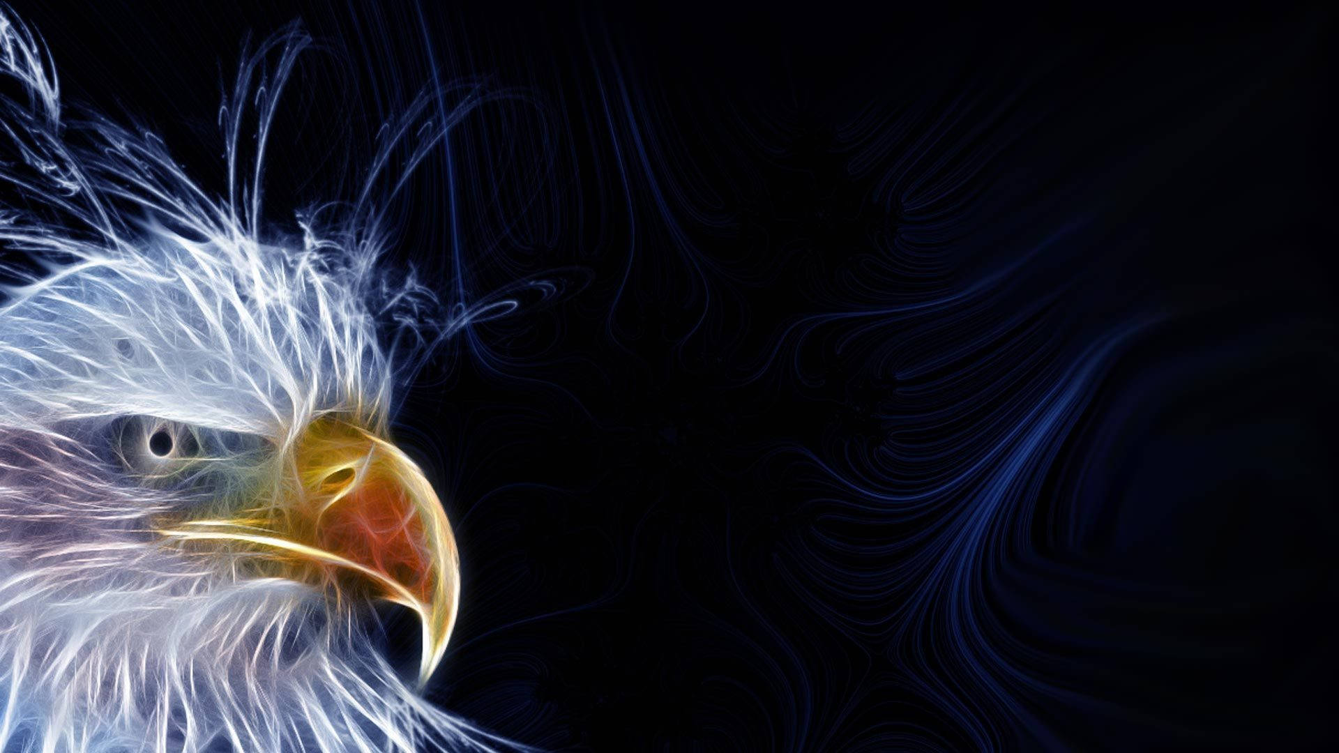 Majestic Digital Art Of Aguila Head Background