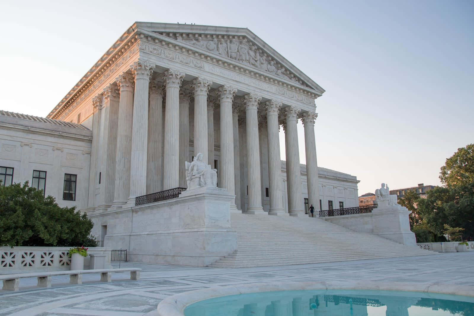 Majestic Facade Of The Supreme Court Building